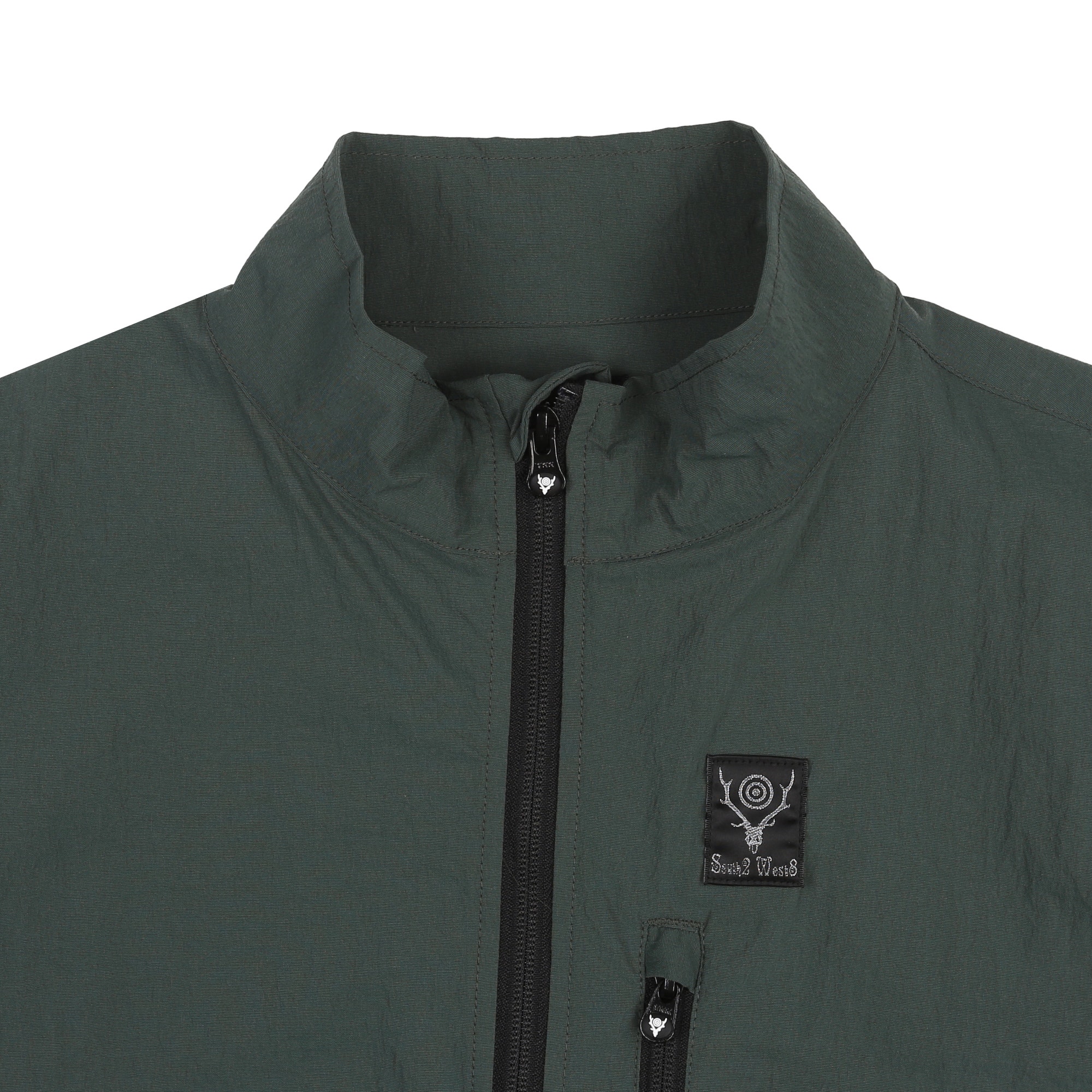 Nylon Typewriter Packable Jacket - Green product photo