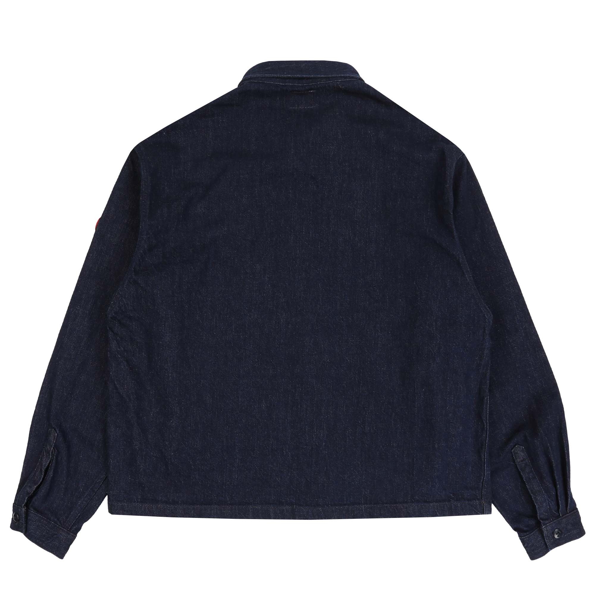 Denim Short Shirt Jacket - Indigo product photo