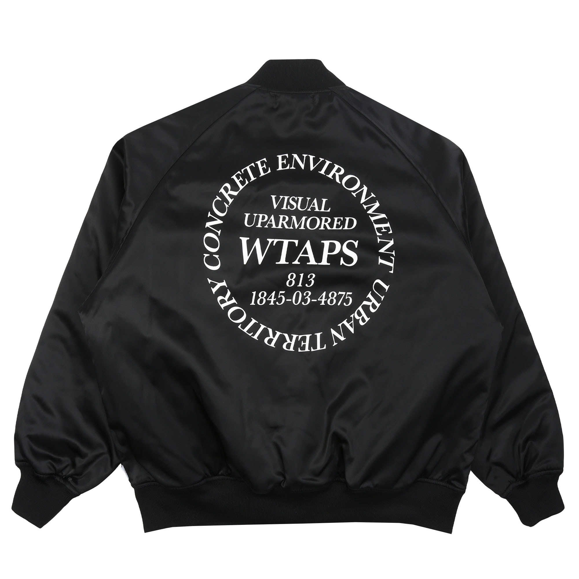 Nylon Twill Team Jacket - Black product photo