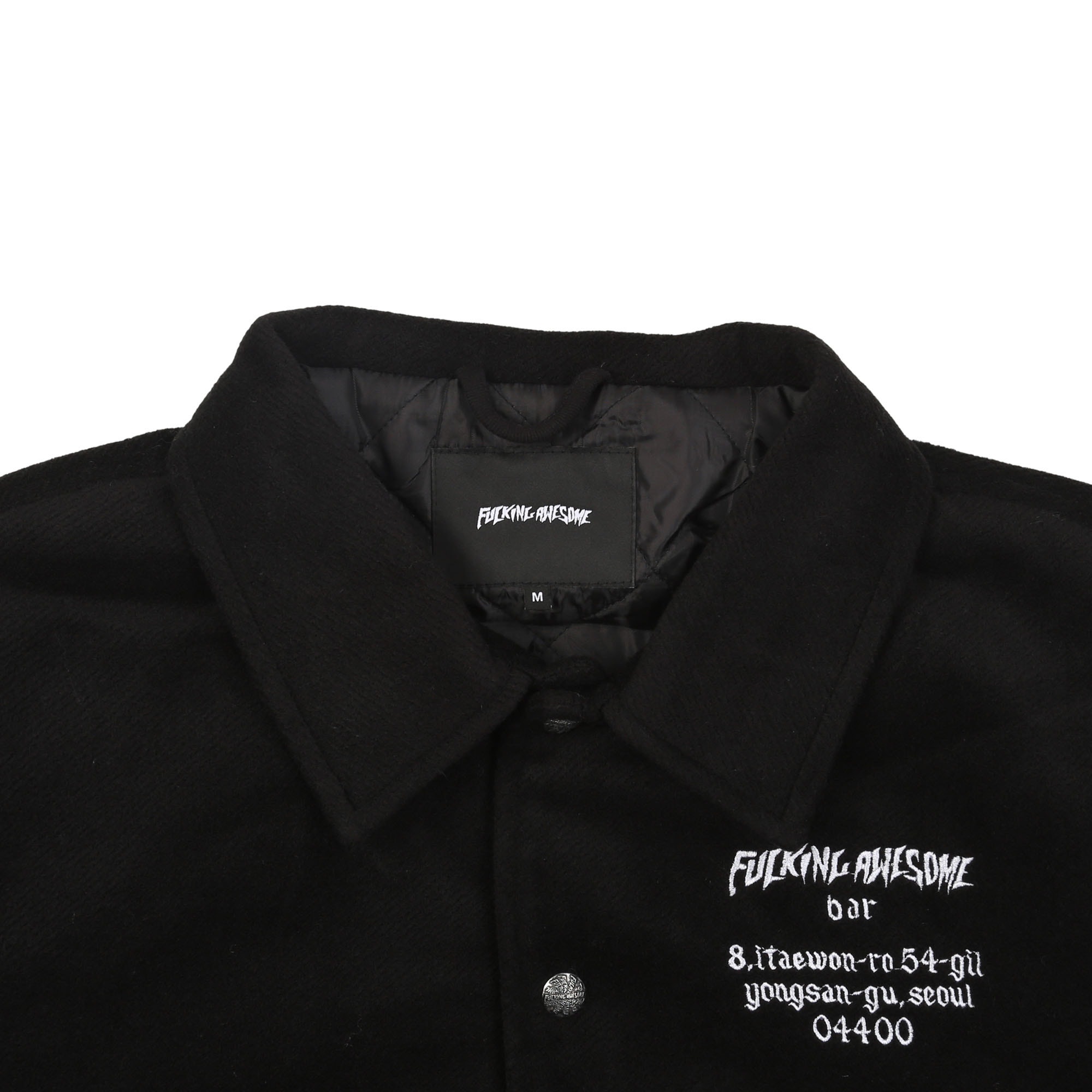 Korea Bar Varsity Jacket - Black product photo
