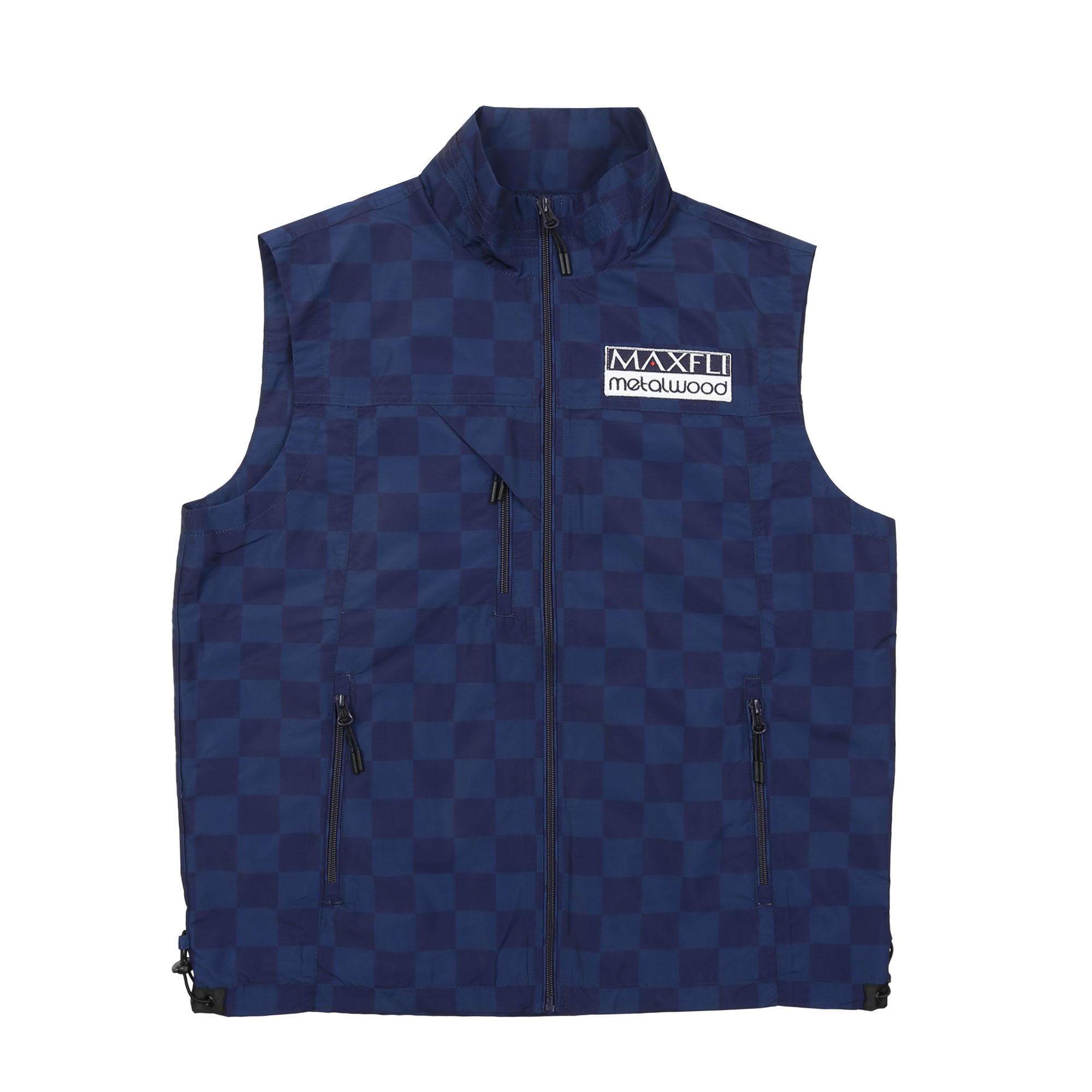 Maxfli Checkered Tech Vest - Blue product photo