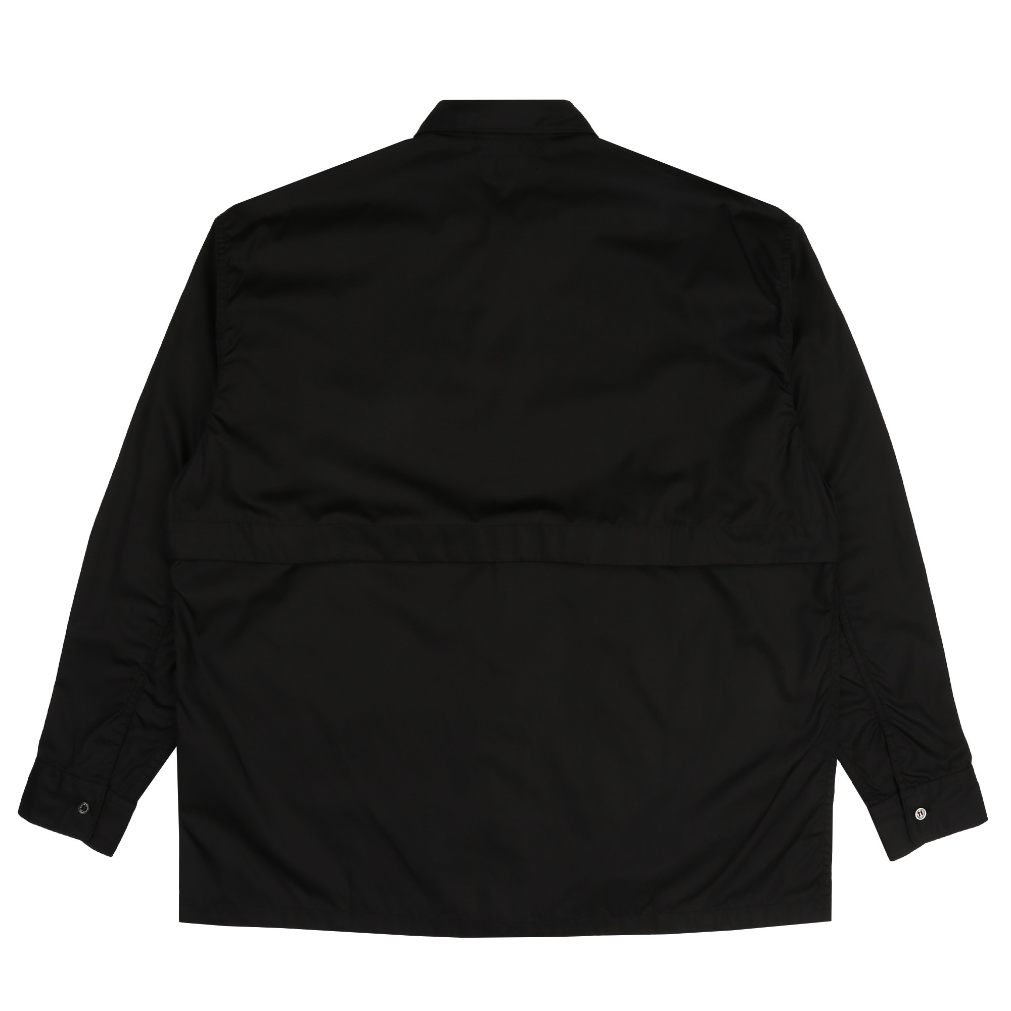 Cotton Broad L/S Shirt - Black product photo