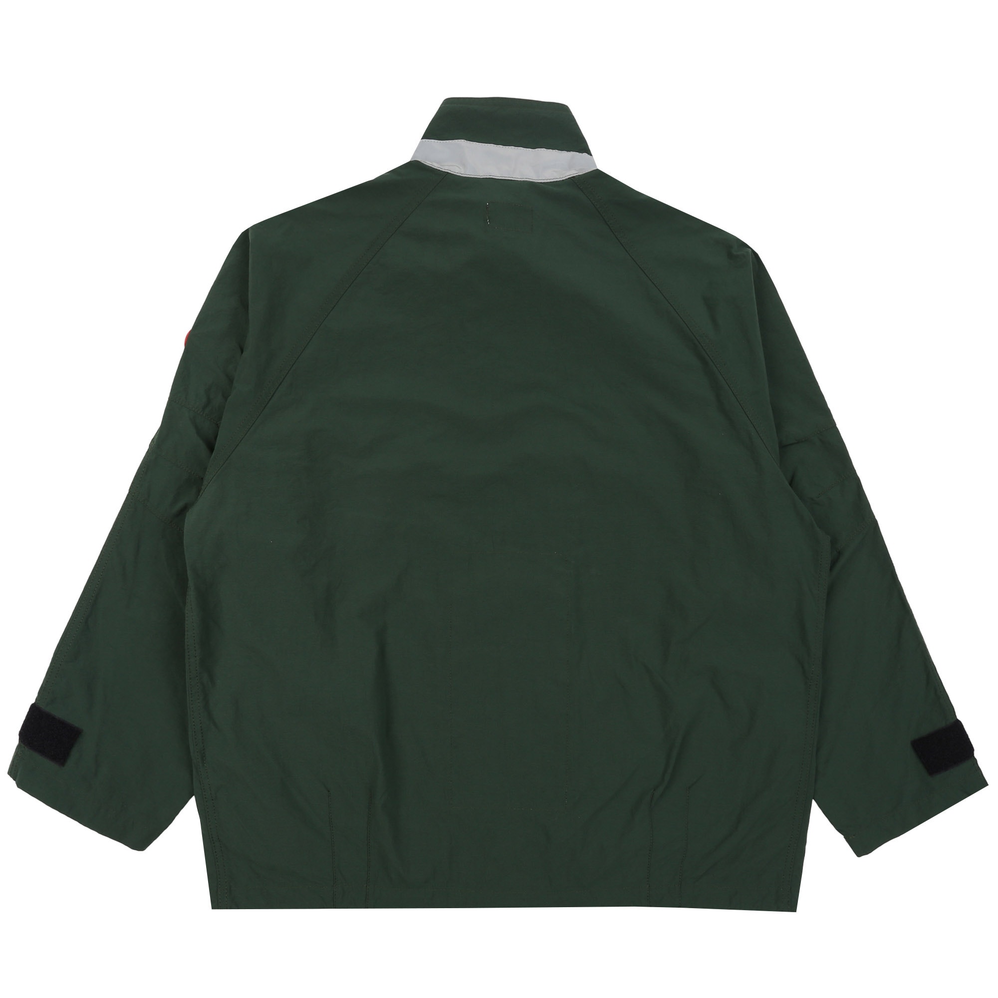 Reflect Collar Zip Jacket - Green product photo