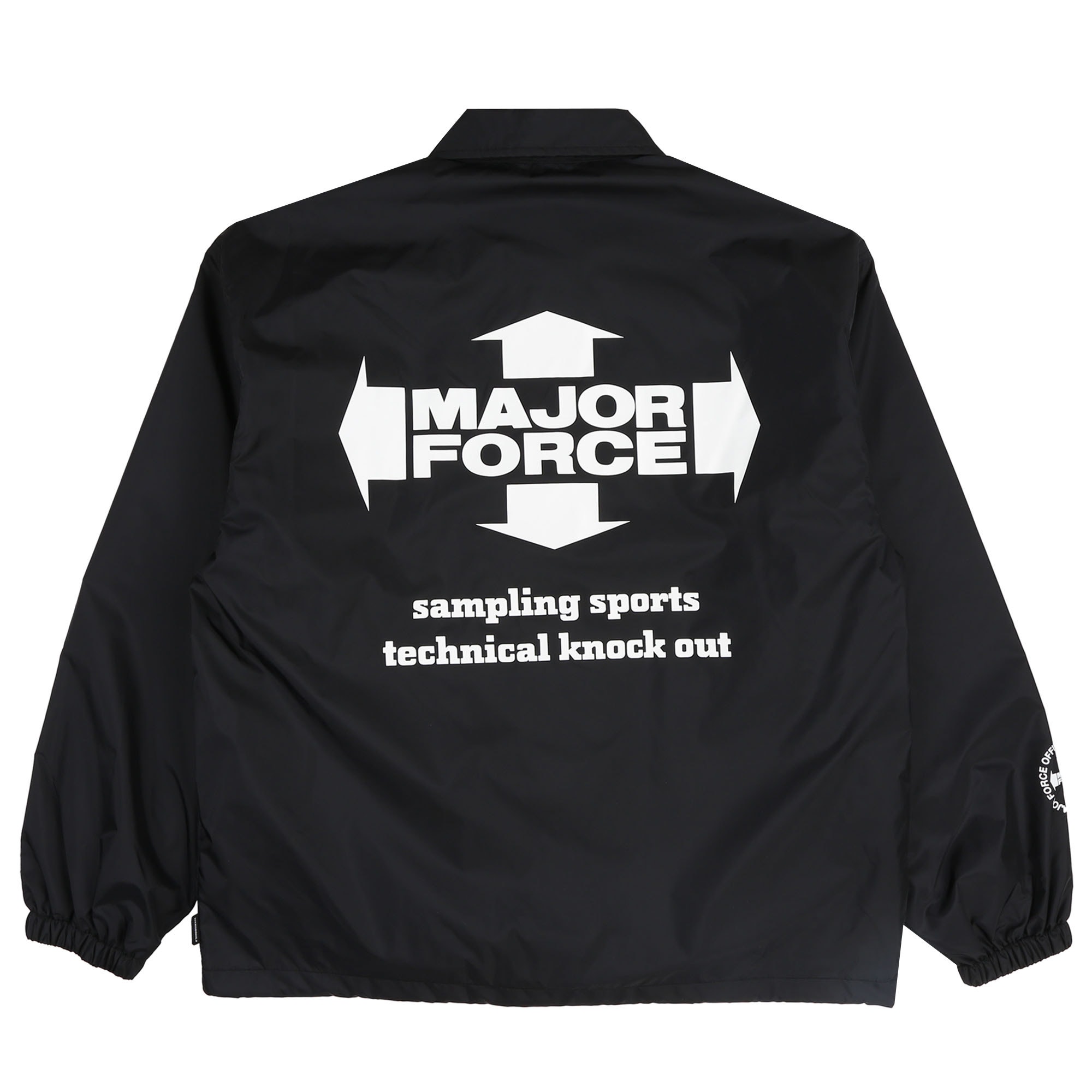 NH X Major Force Windbreaker Jacket - Black product photo