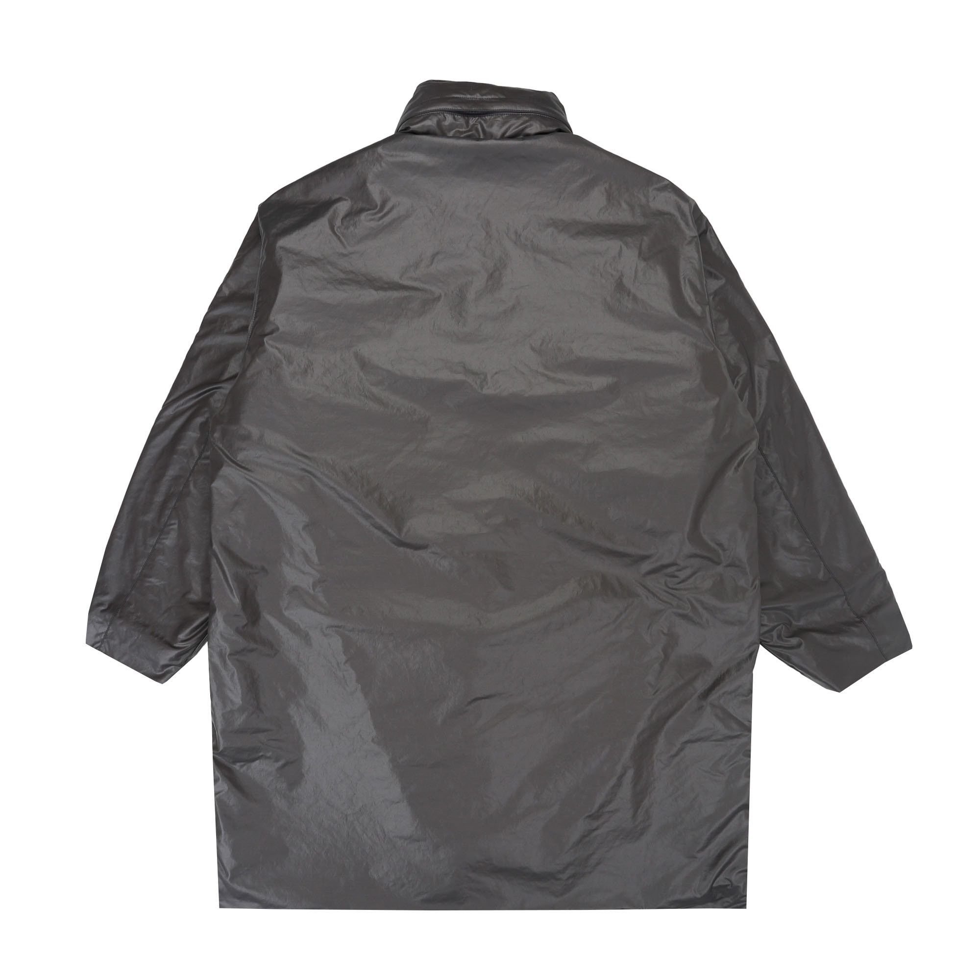 Fleece Lined Zip Coat - Charcoal product photo