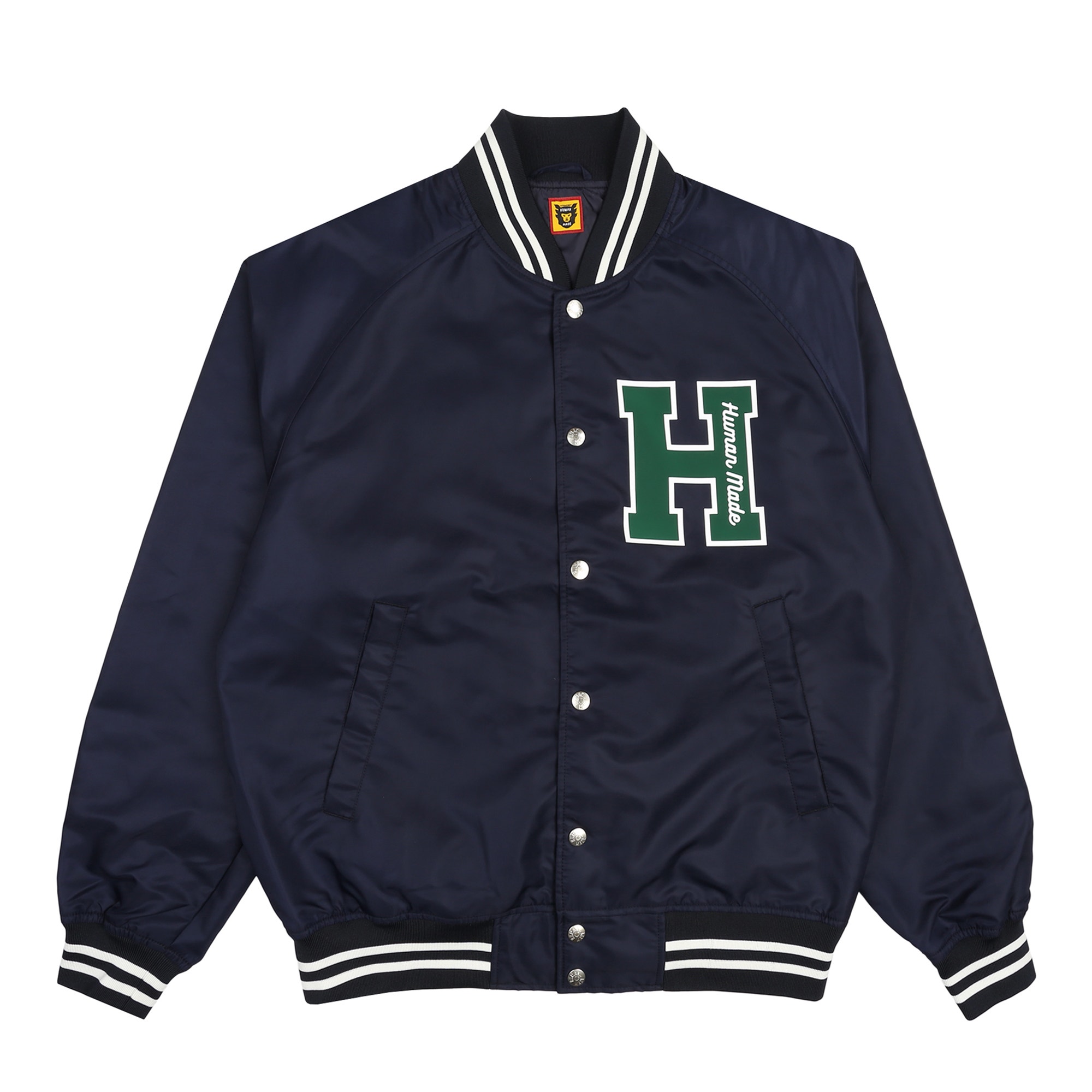 Nylon Stadium Jacket - Navy product photo