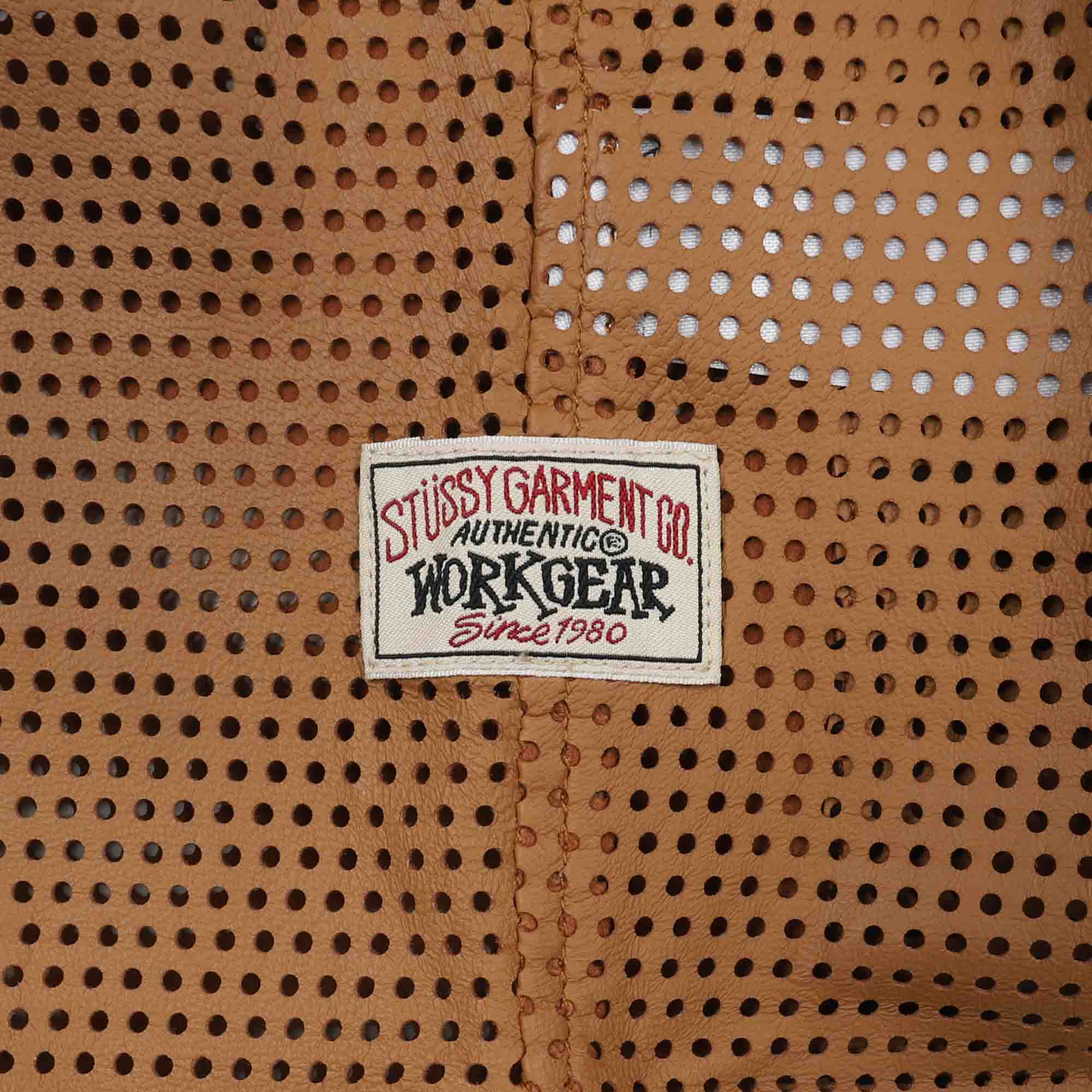 ZIP SHIRT PERFORATED LEATHER product photo