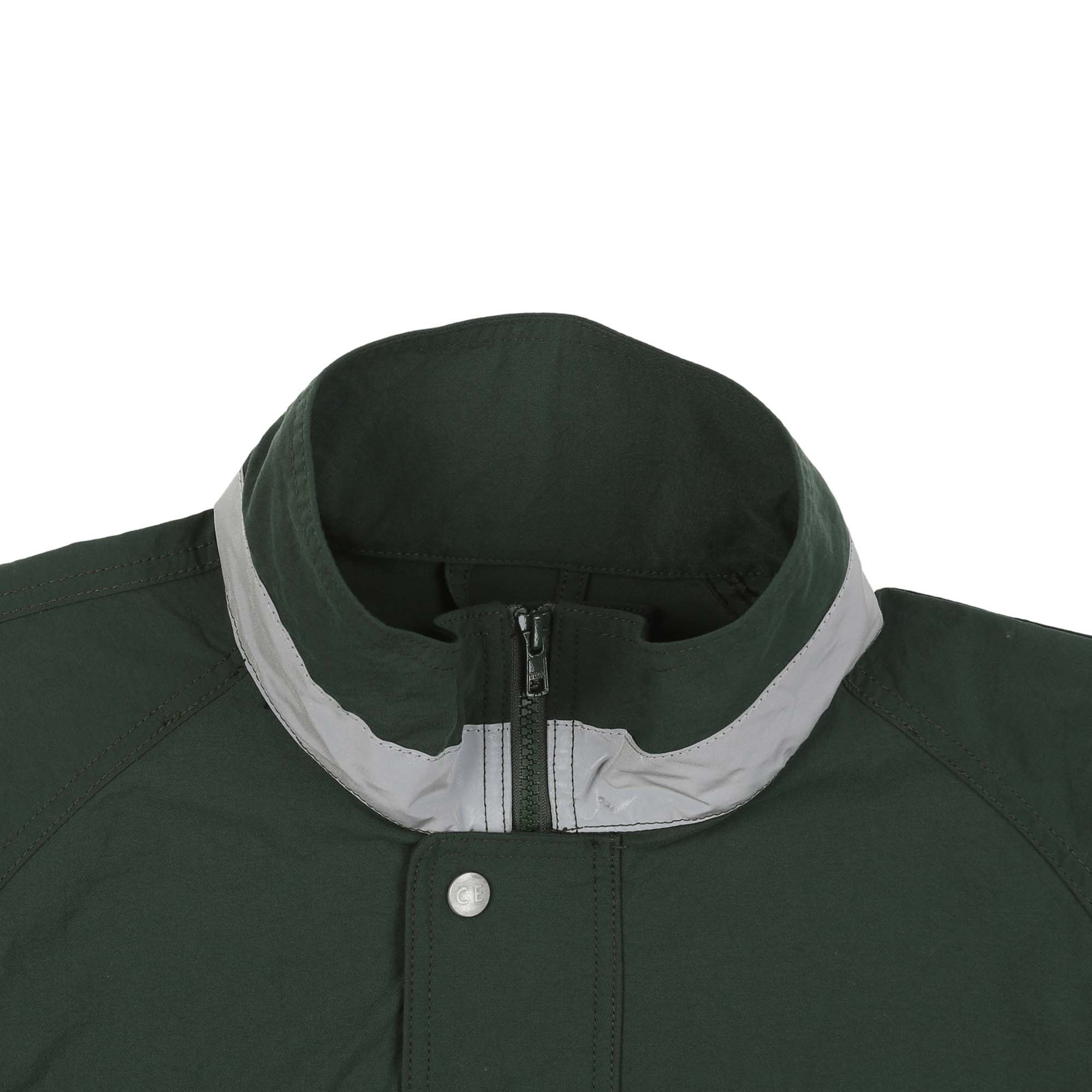 Reflect Collar Zip Jacket - Green product photo