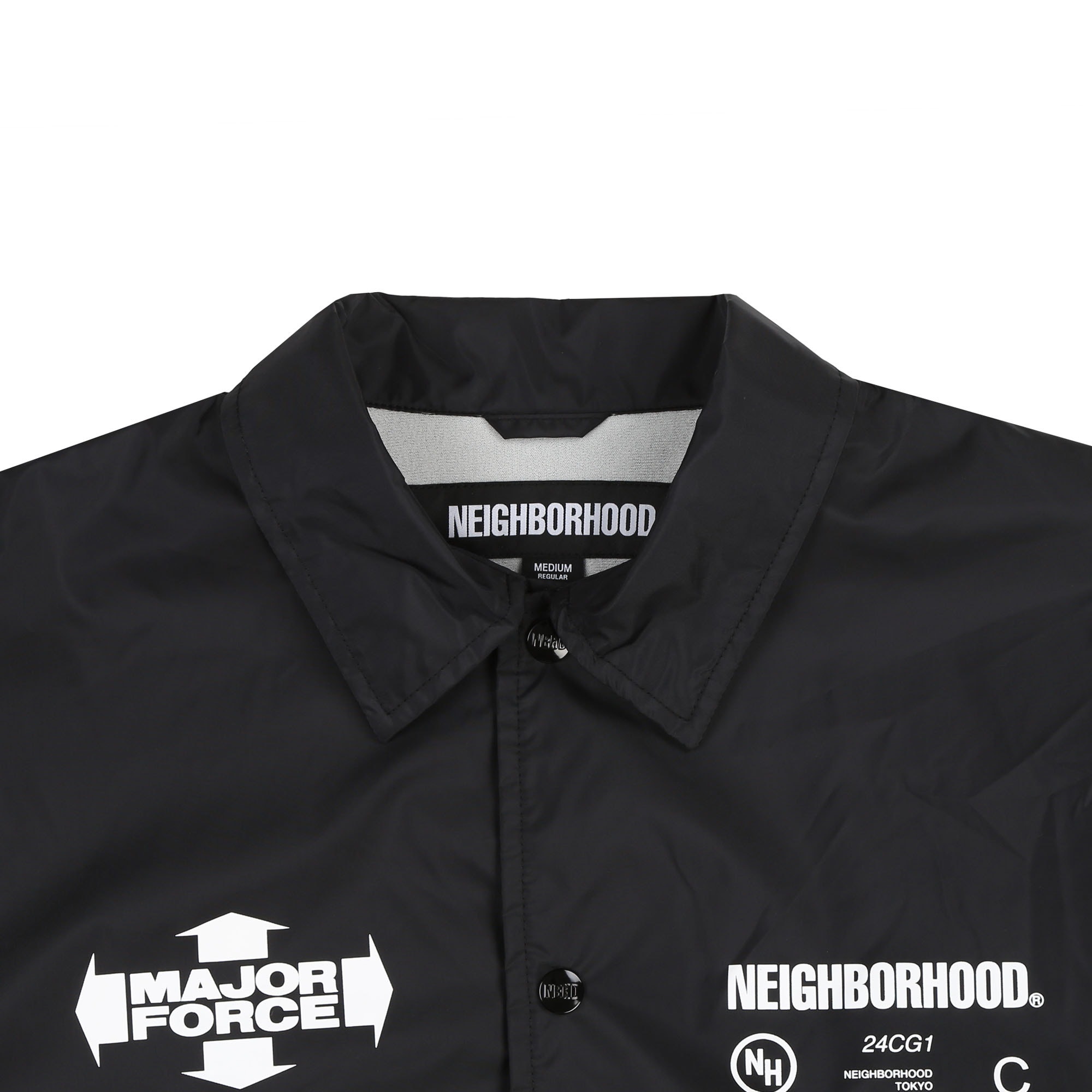 NH X Major Force Windbreaker Jacket - Black product photo
