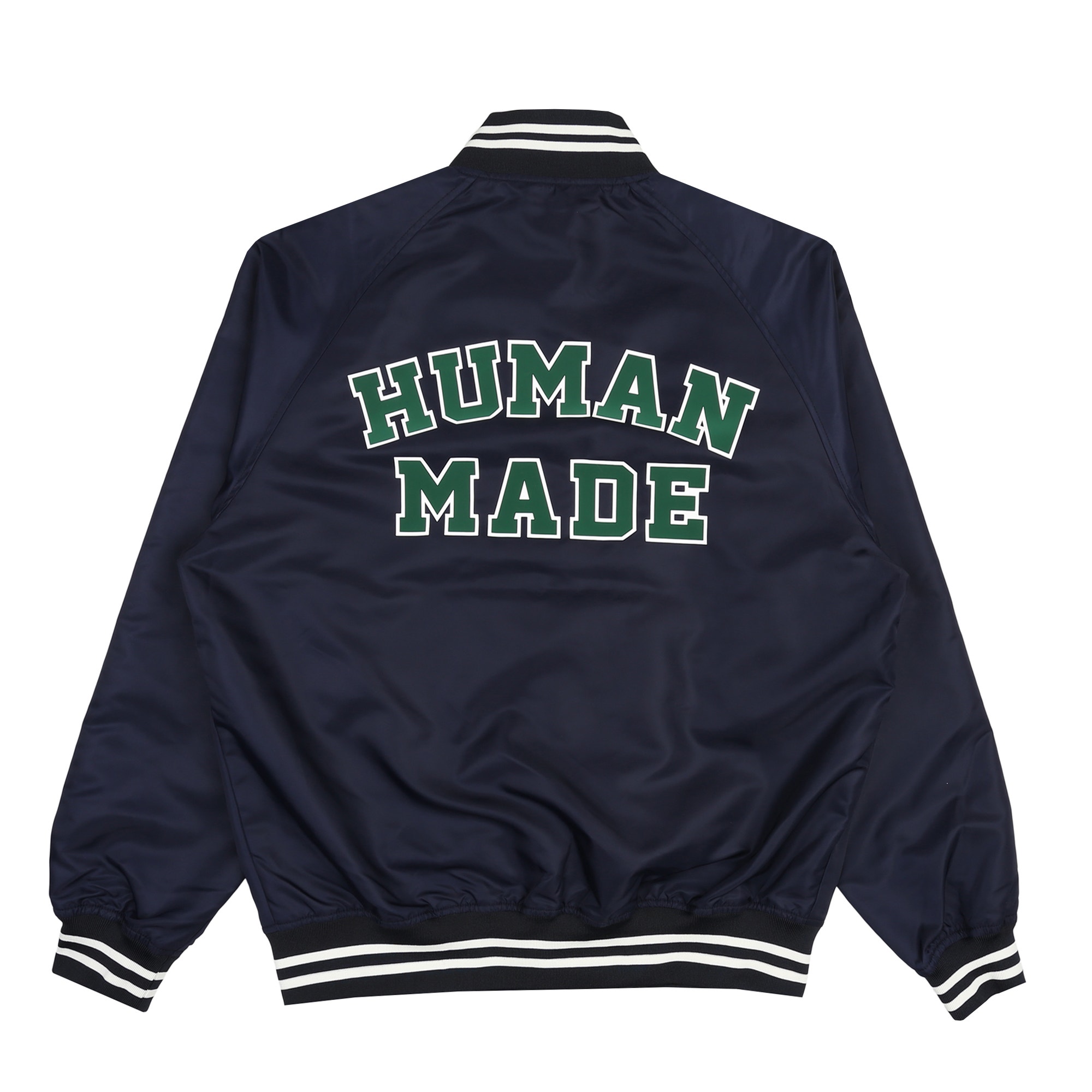 Nylon Stadium Jacket - Navy product photo