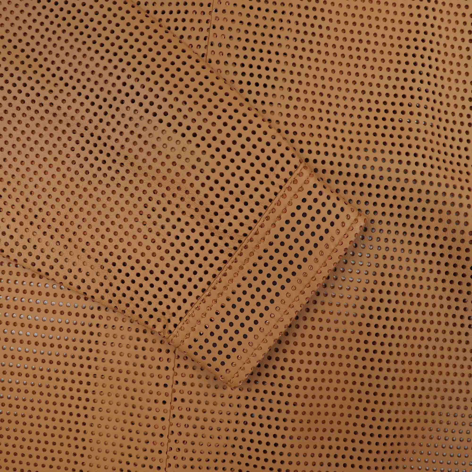 ZIP SHIRT PERFORATED LEATHER product photo