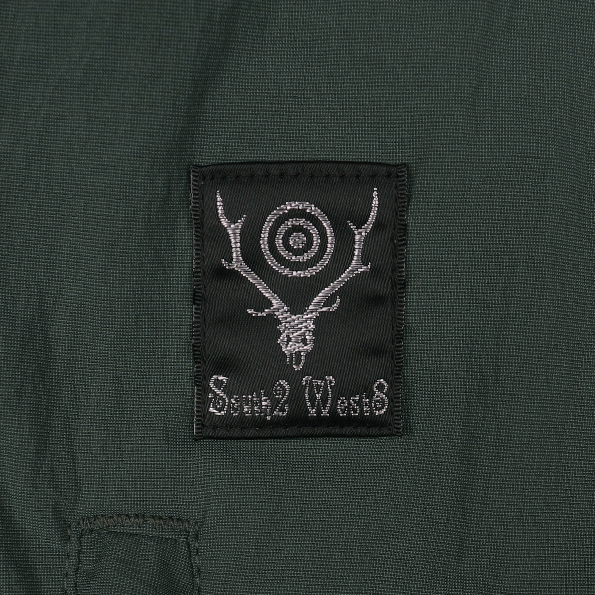 Nylon Typewriter Packable Jacket - Green product photo