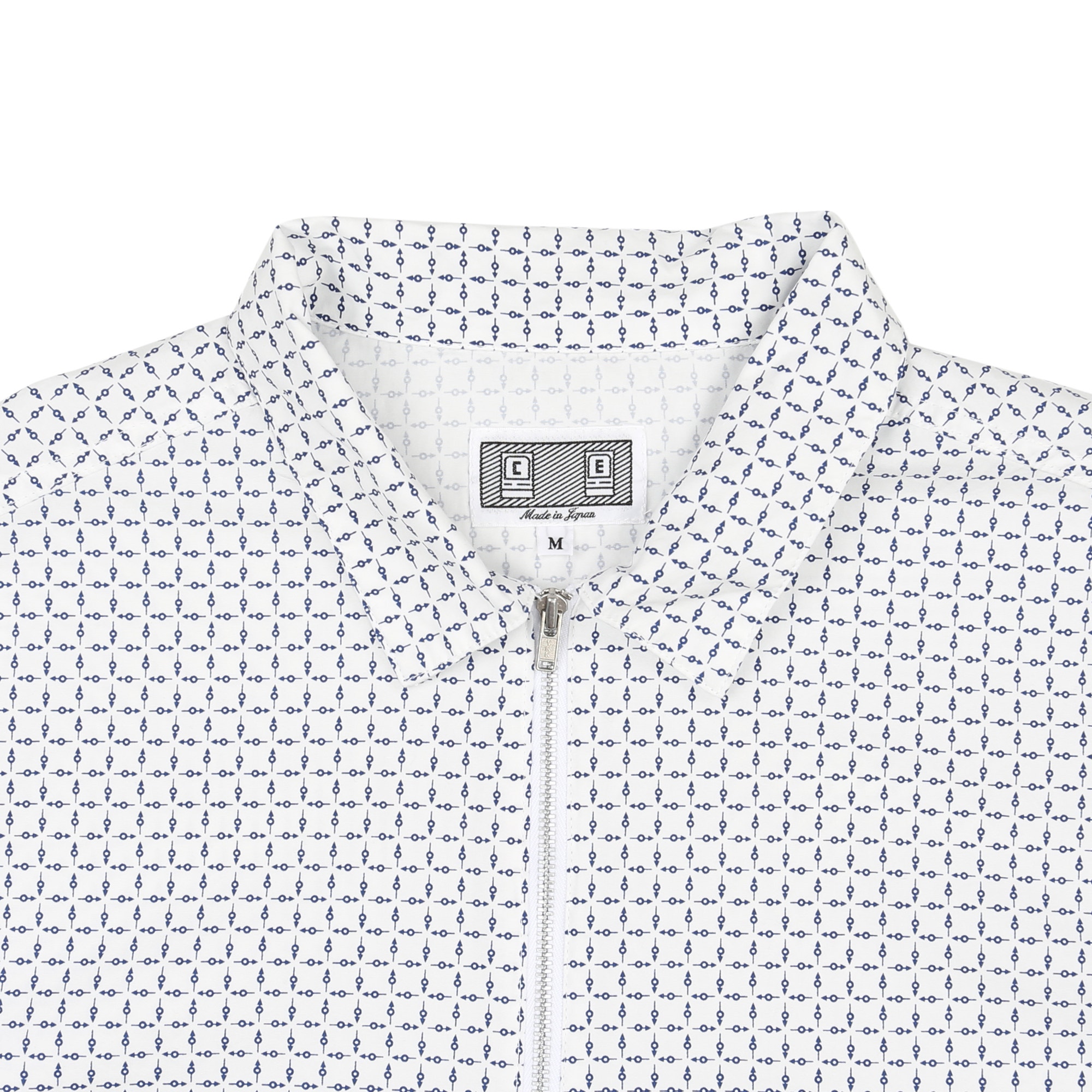 Half Zip Control S/S Shirt - White product photo