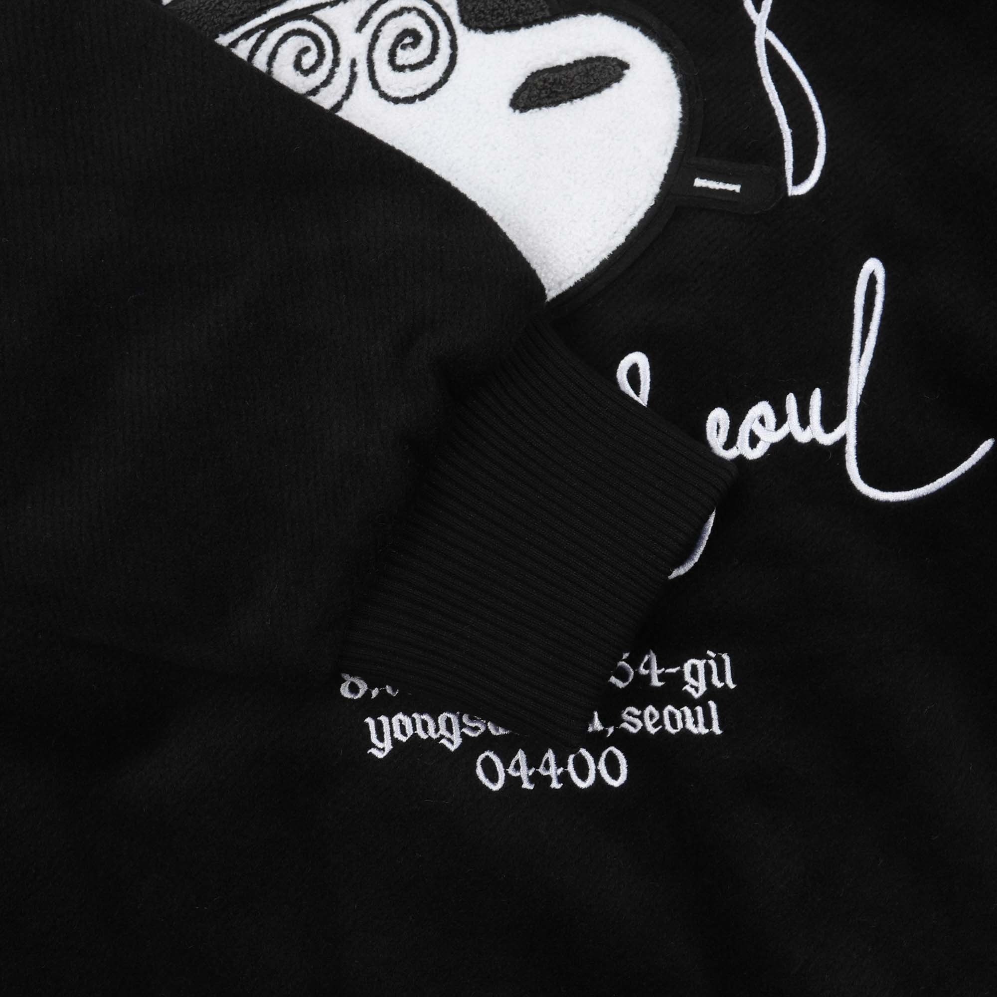 Korea Bar Varsity Jacket - Black product photo