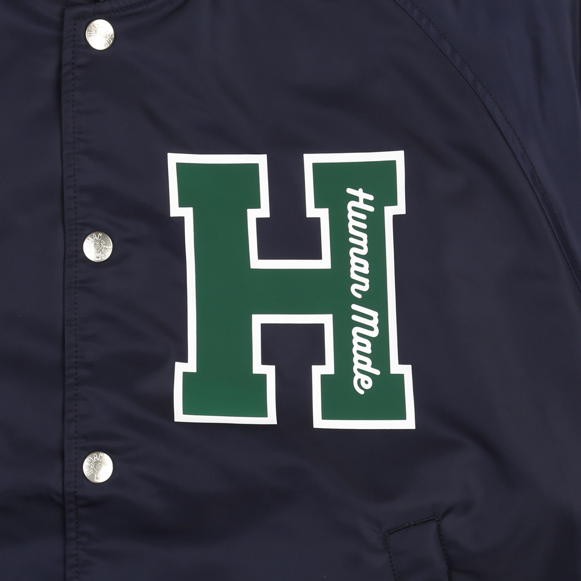 Nylon Stadium Jacket - Navy product photo