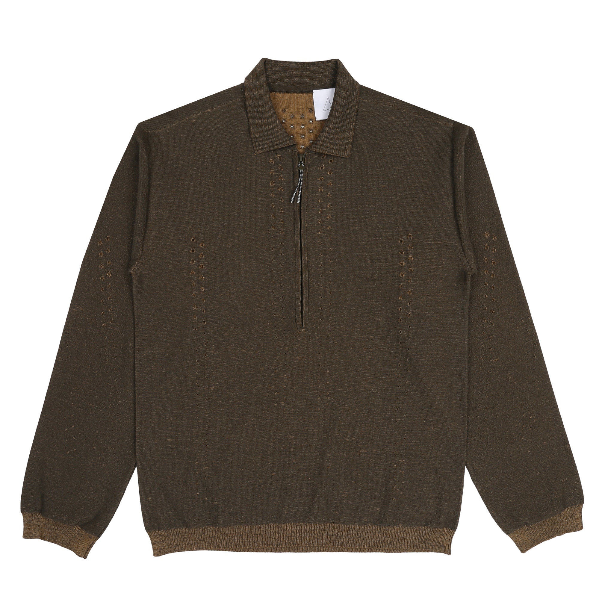 Merino Polo - Military Green product photo