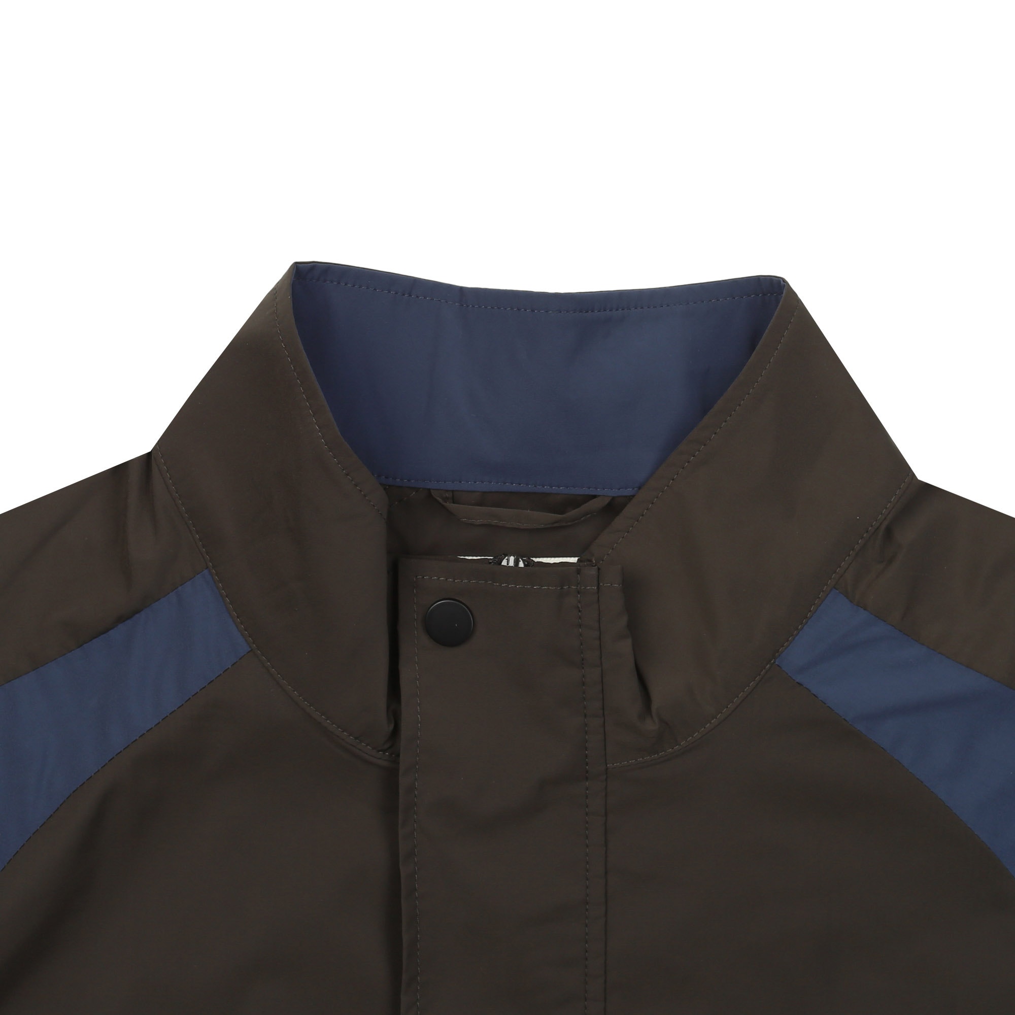 S/S Paneled Wind Shirt - Black/Navy product photo