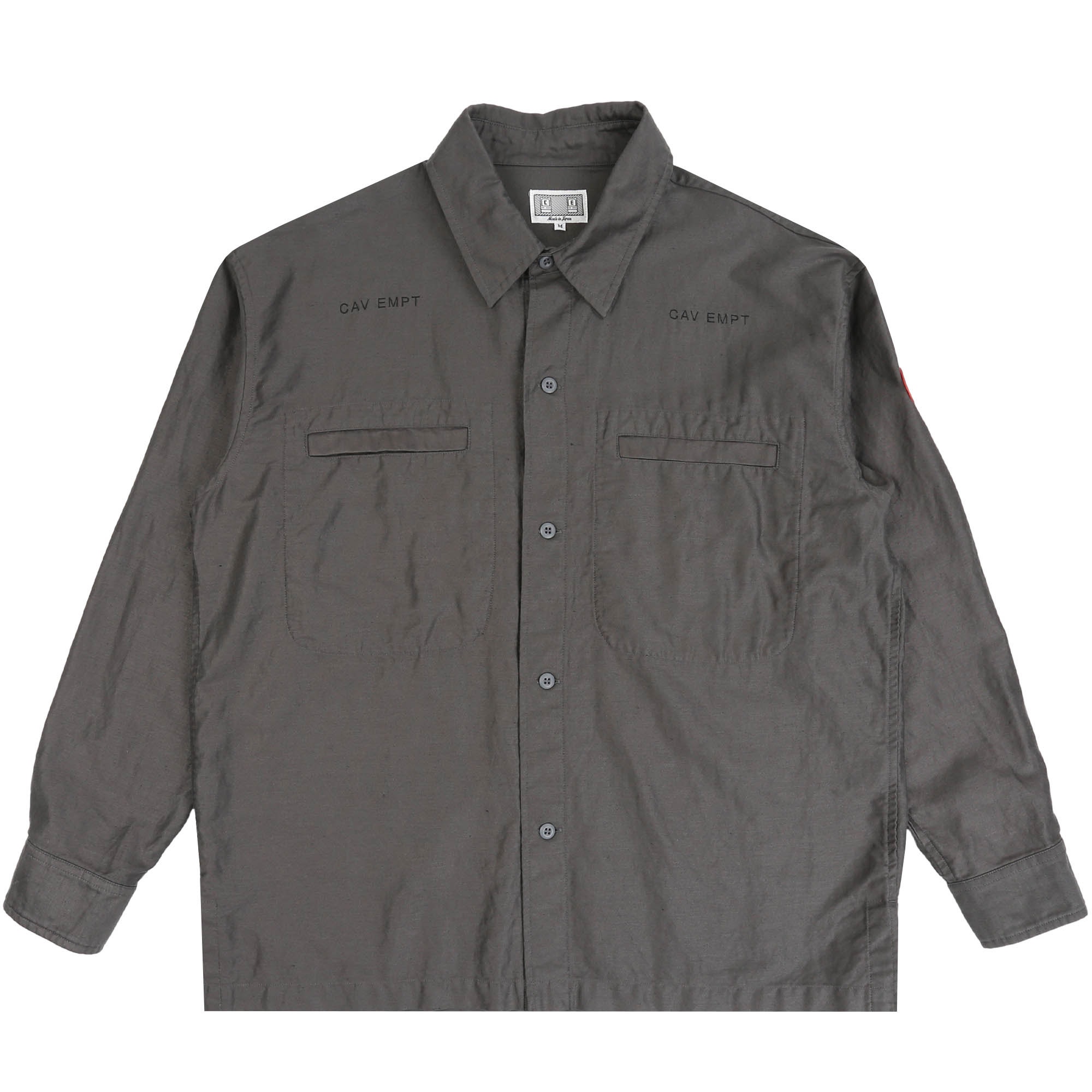 Cotton Linen Casual Shirt - Charcoal product photo