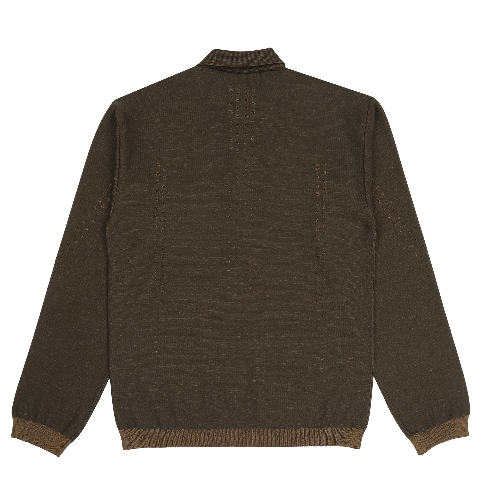 Merino Polo - Military Green product photo