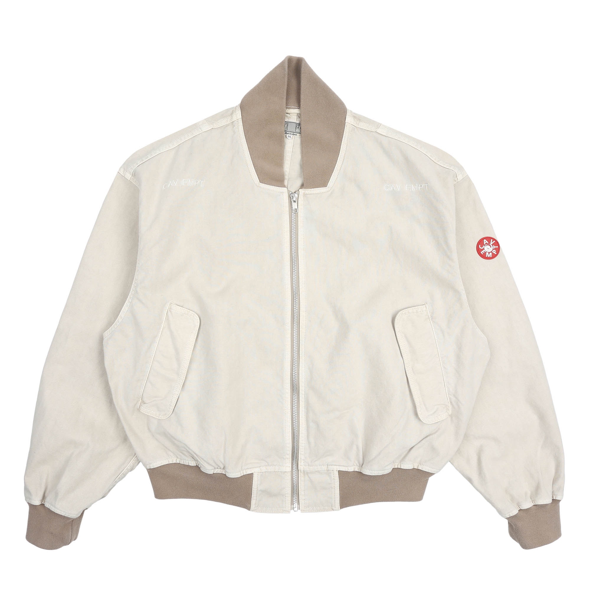 Overdye Duck Zip Jacket - Beige product photo
