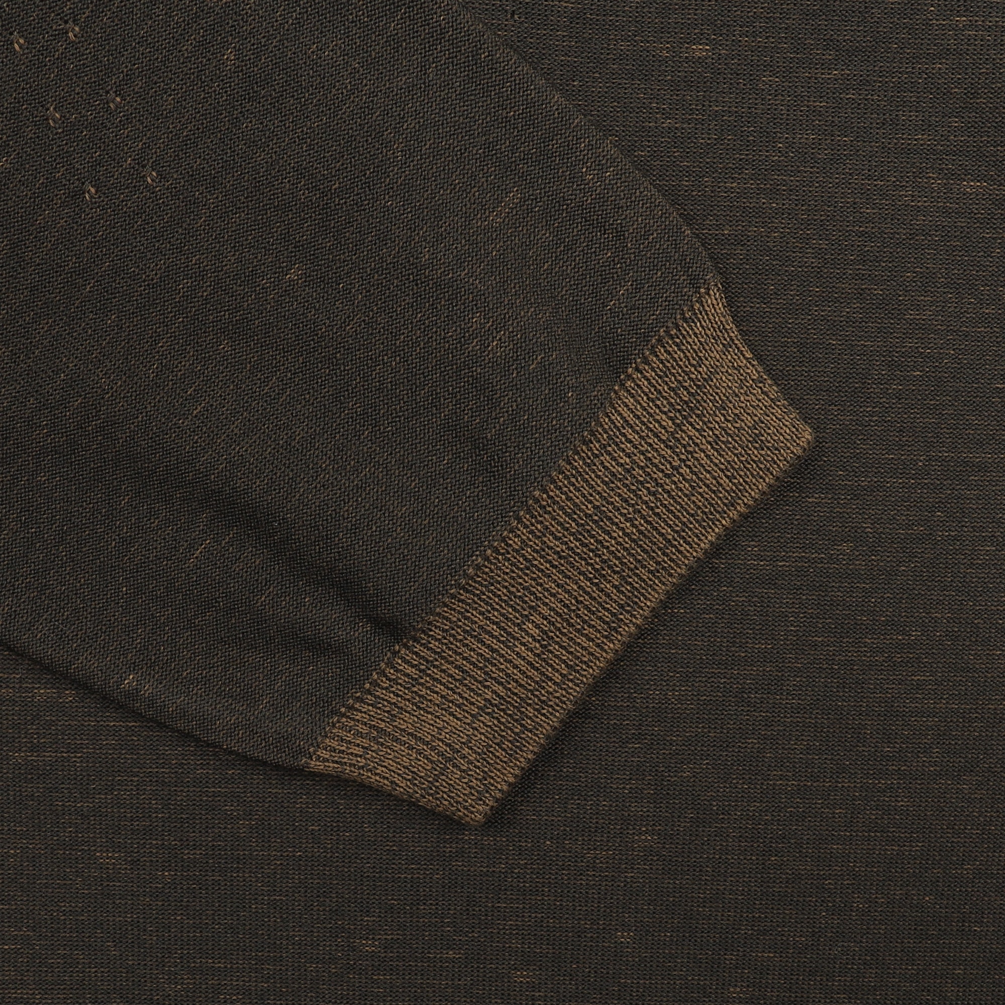 Merino Polo - Military Green product photo