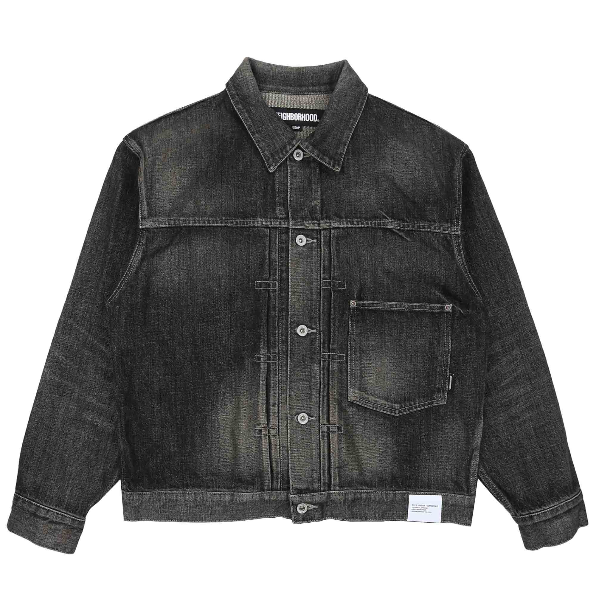Washed Denim Type-1 Jacket - Black product photo