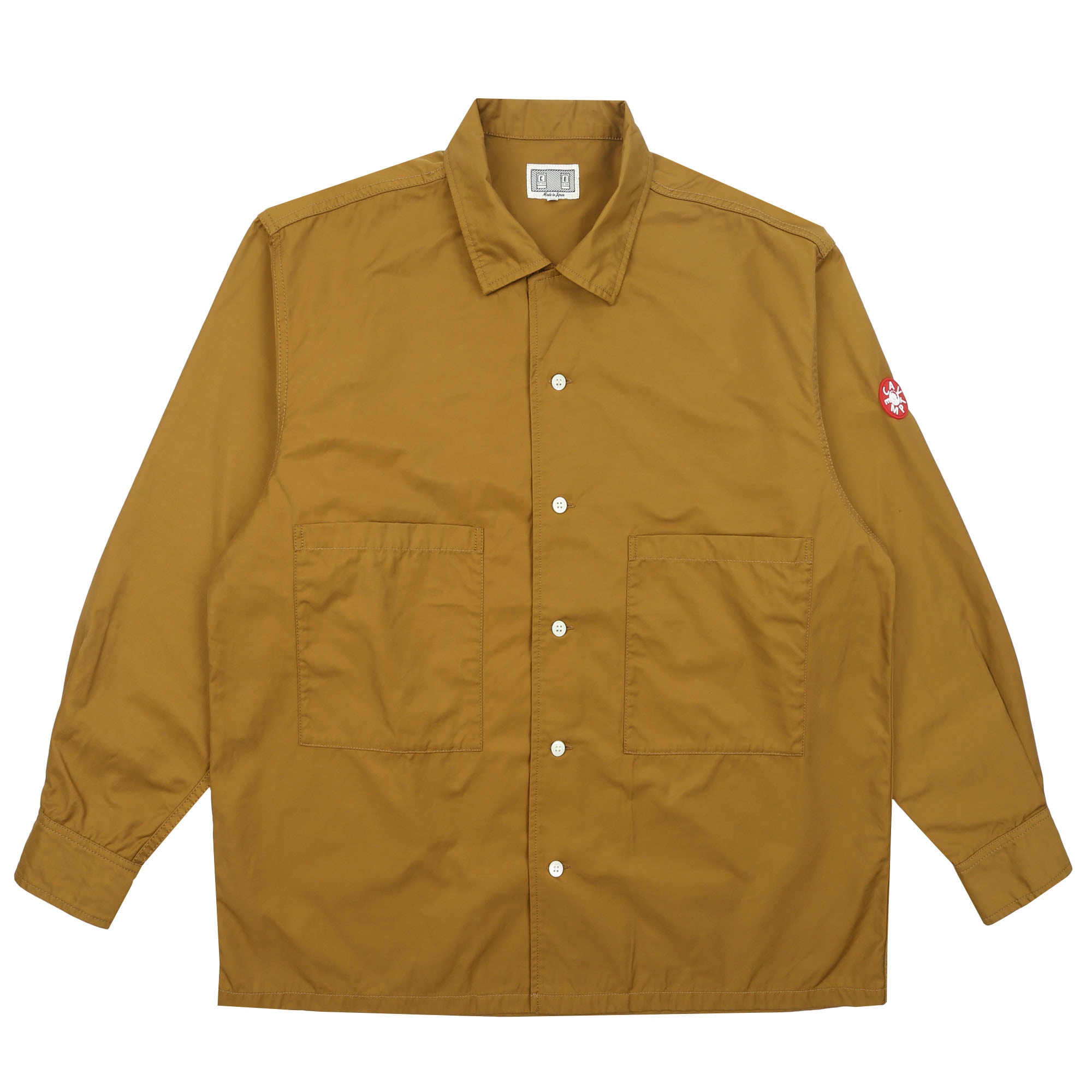 CN Twill Open Shirt - Brown product photo