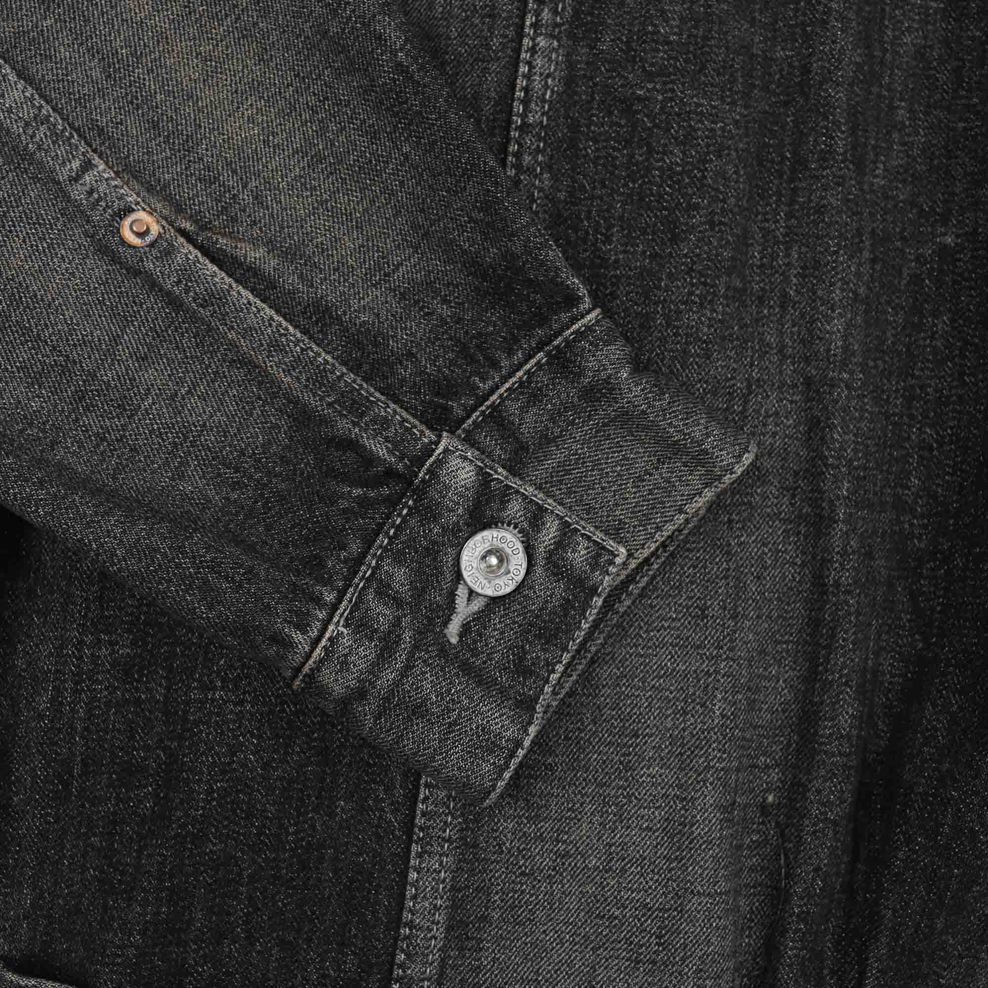 Washed Denim Type-1 Jacket - Black product photo