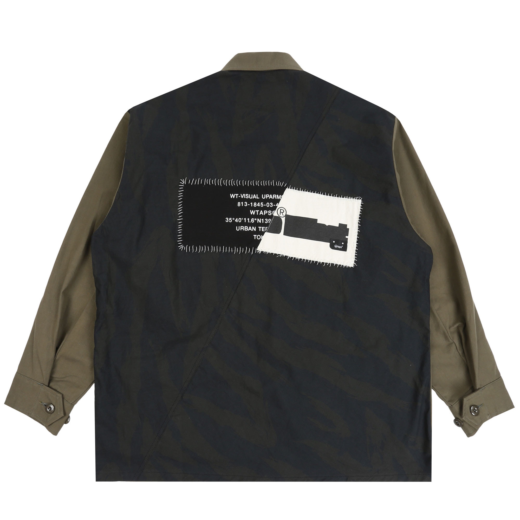 Veiny LS Cotton Twill Shirt - Olive Drab product photo