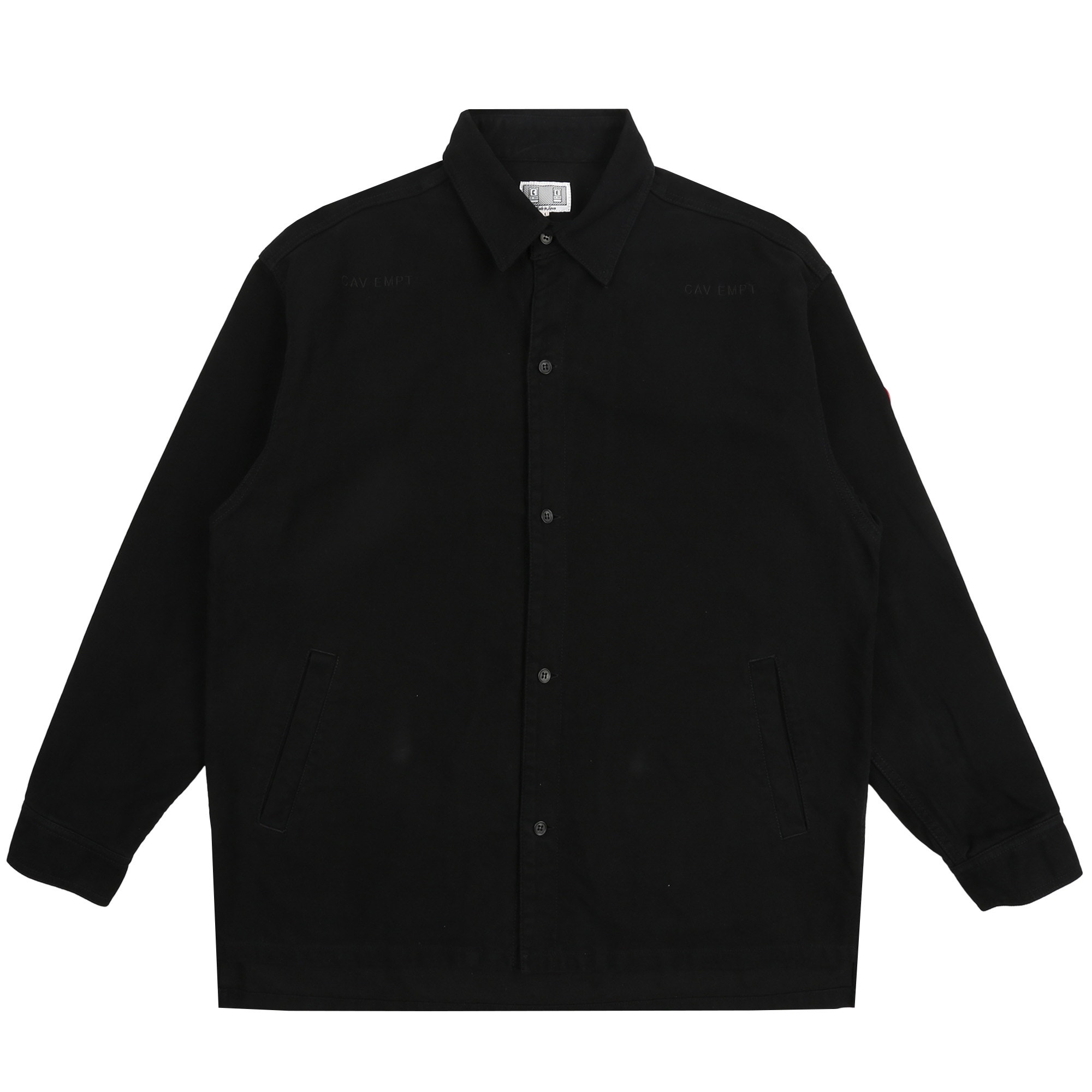 Welt Pockets Big Shirt - Black product photo