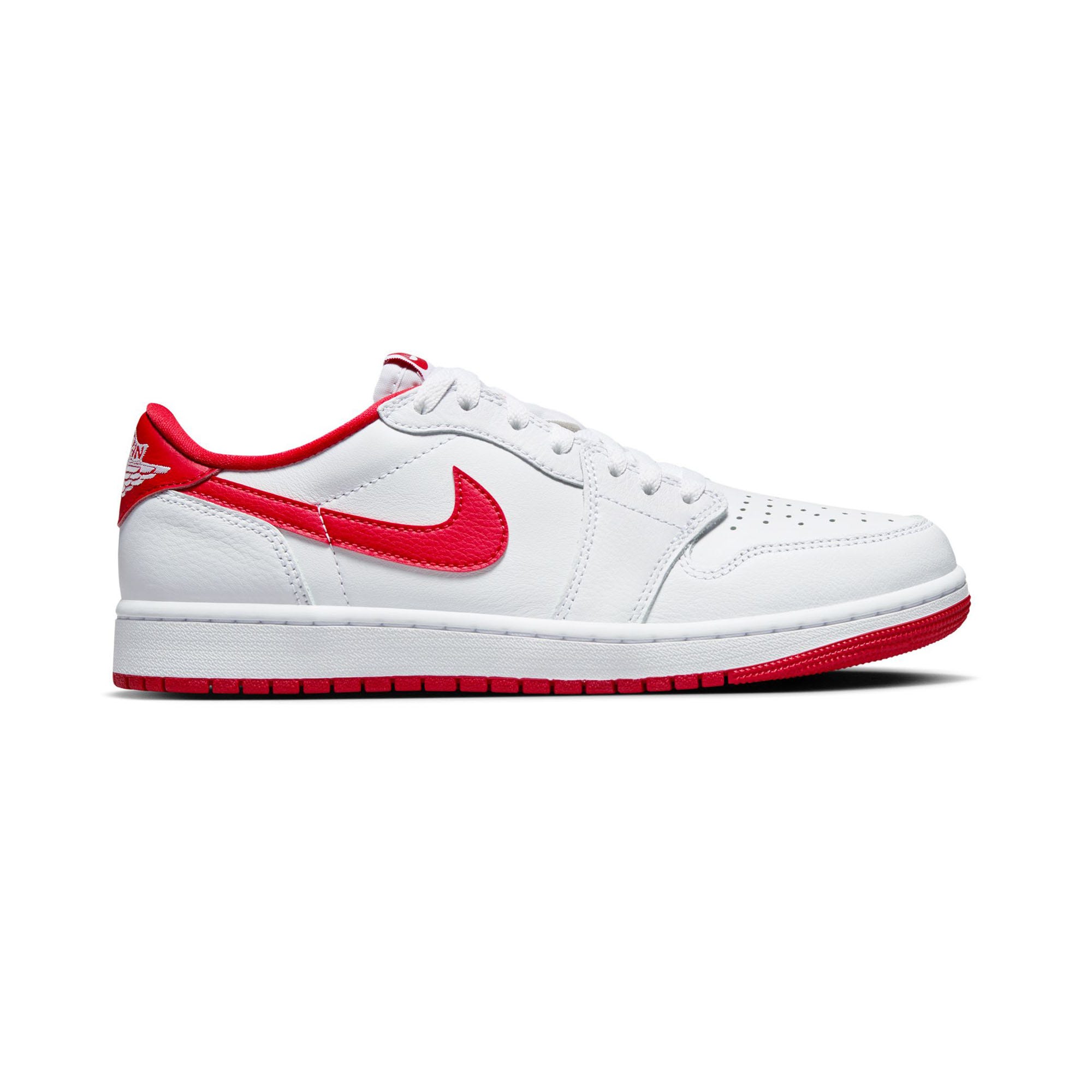Air Jordan 1 Low OG White University Red