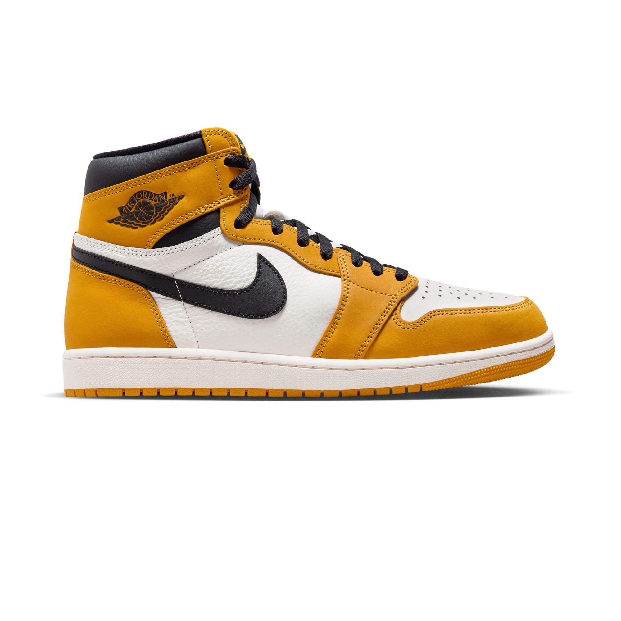 Jordan aj 1 cheap yellow and black