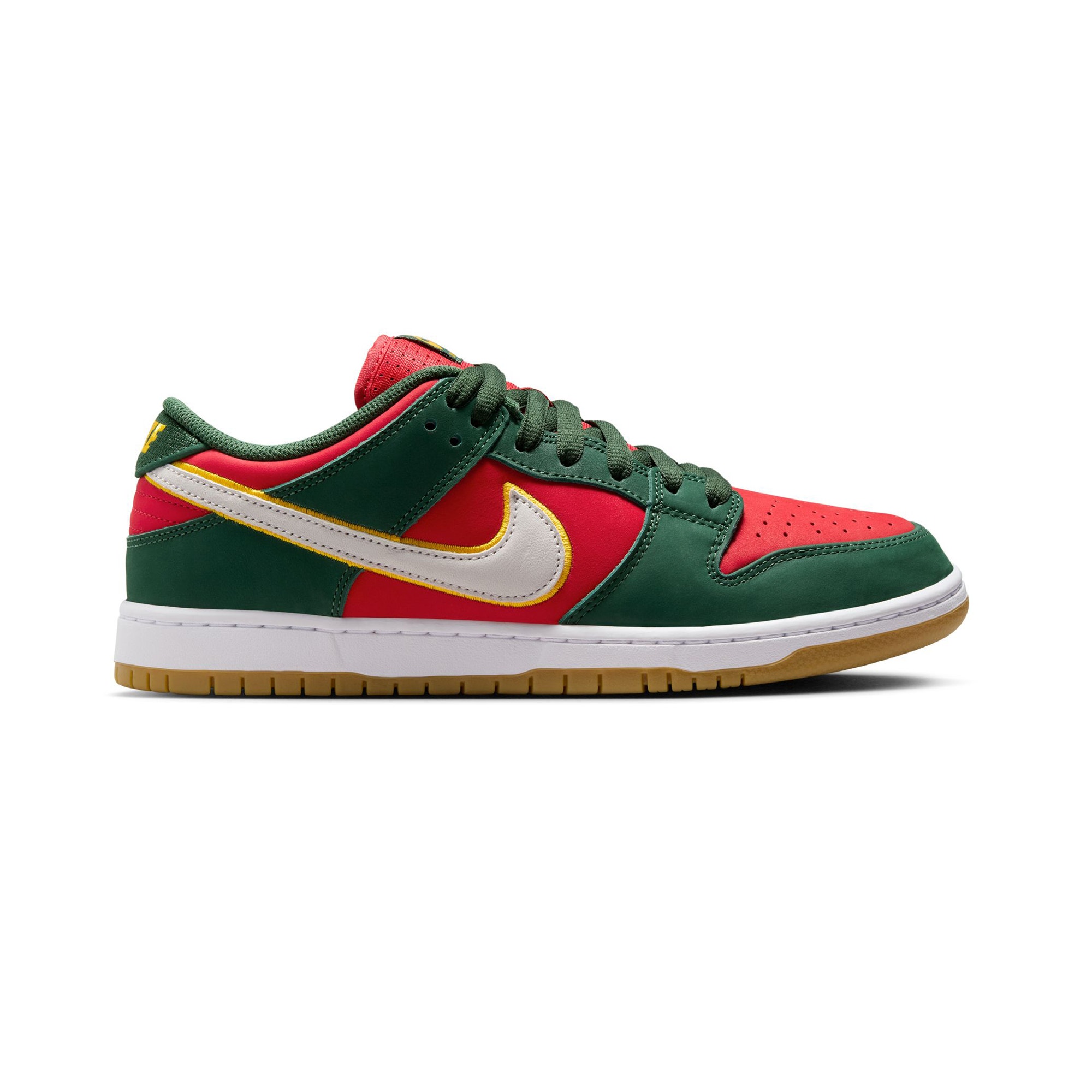 Nike SB Dunk Low Pro Premium - Fir/White-Gold product photo
