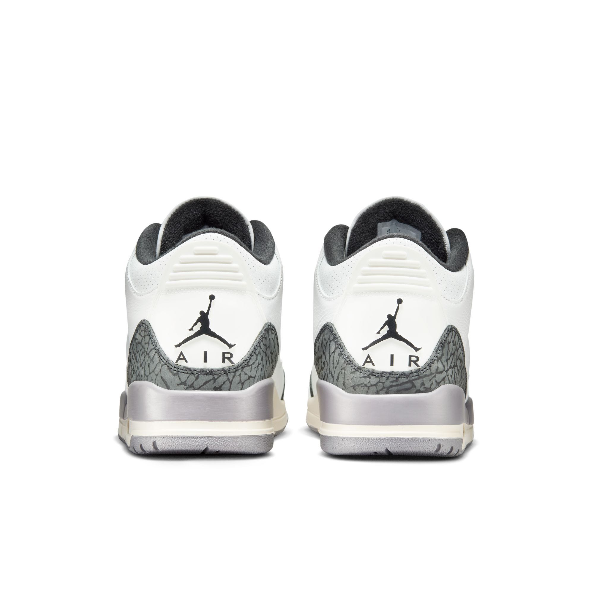Jordan retro 3 white red clearance