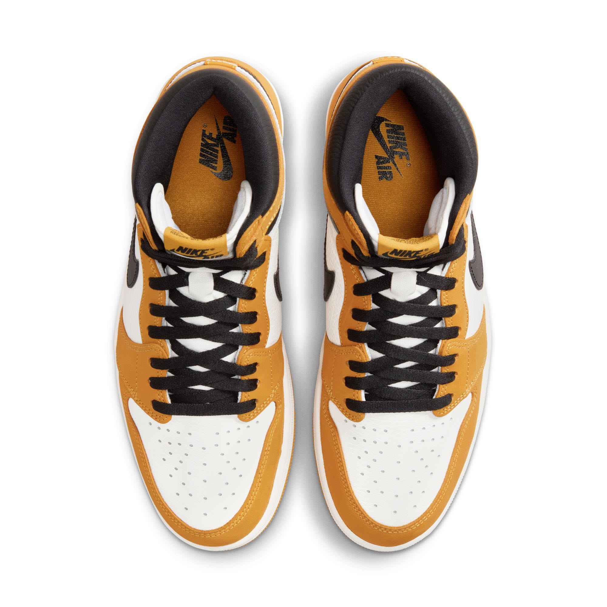 Yellow air jordan 1s on sale