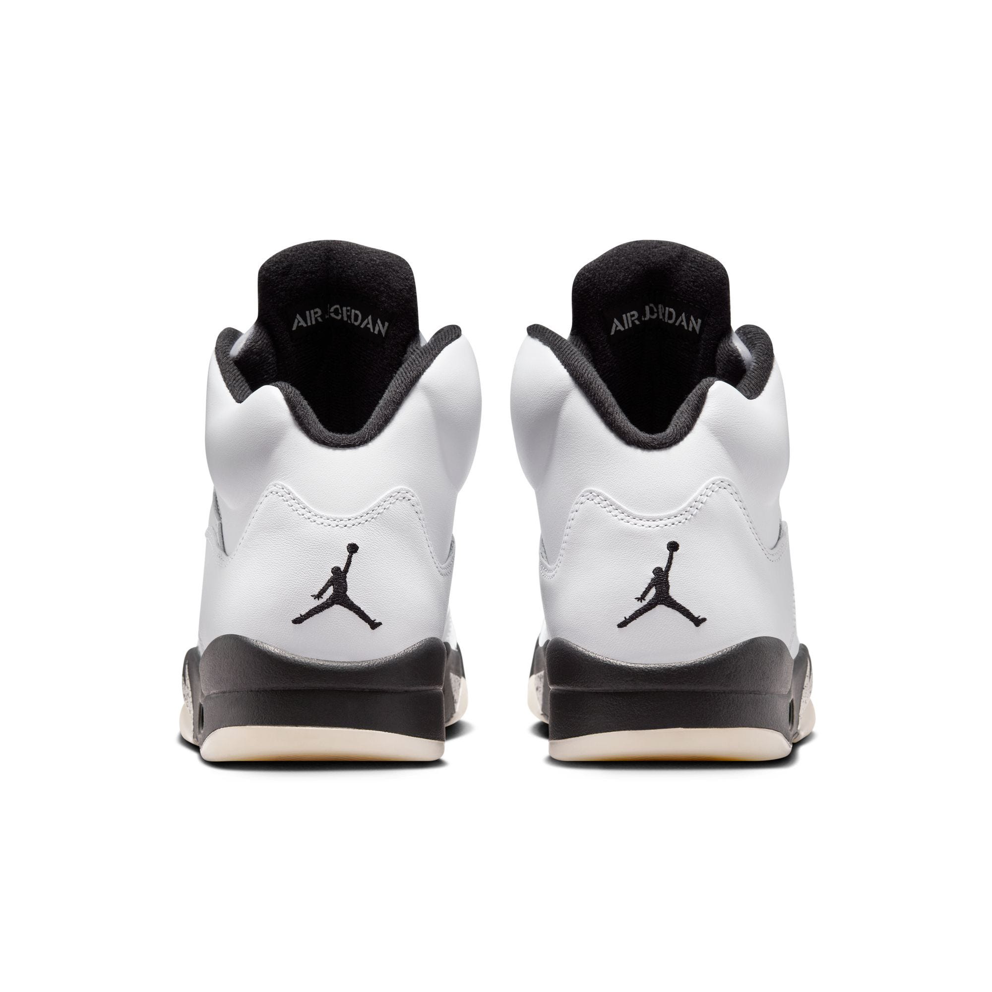 Air Jordan 5 Retro White Black Sail