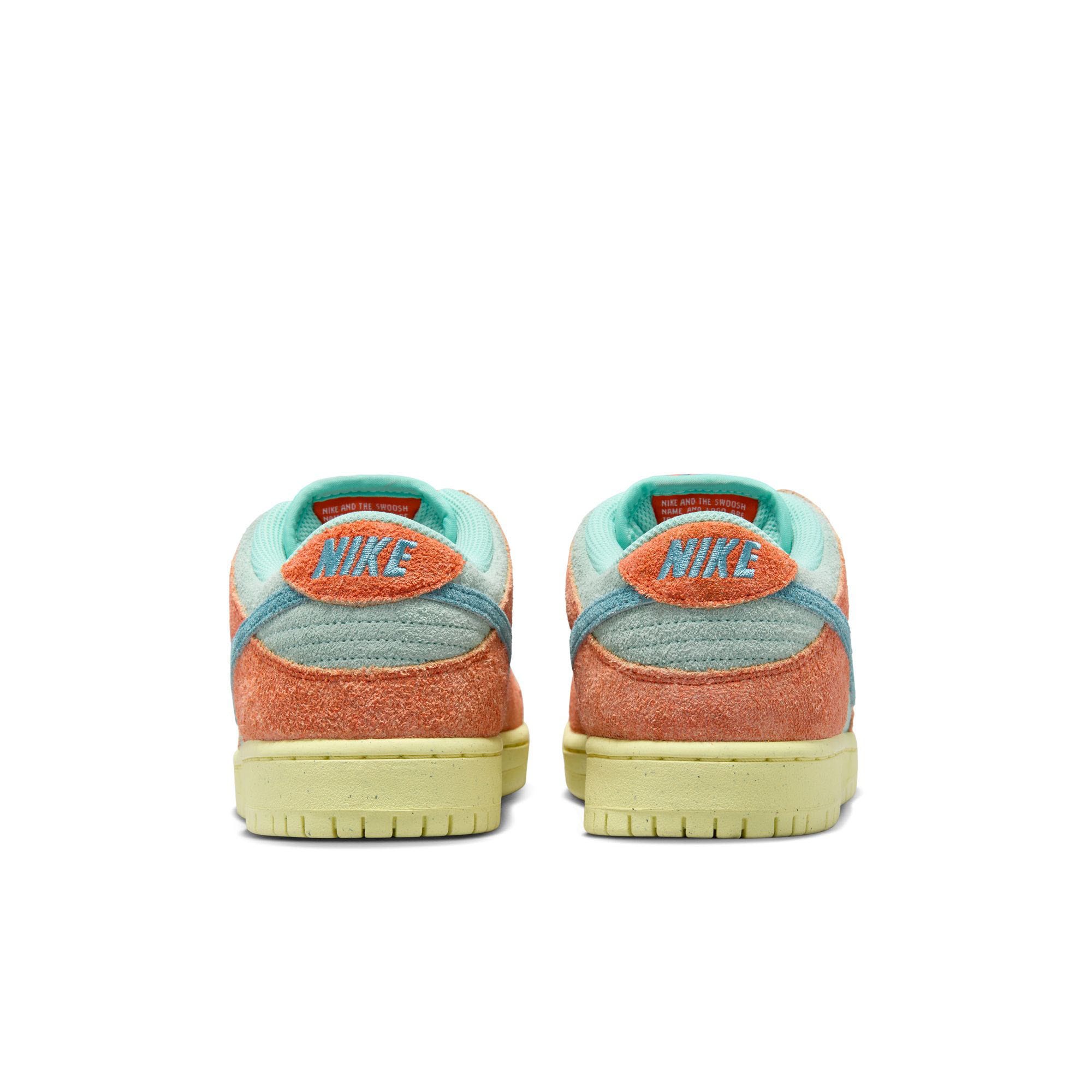 Aqua and orange sneakers cheap