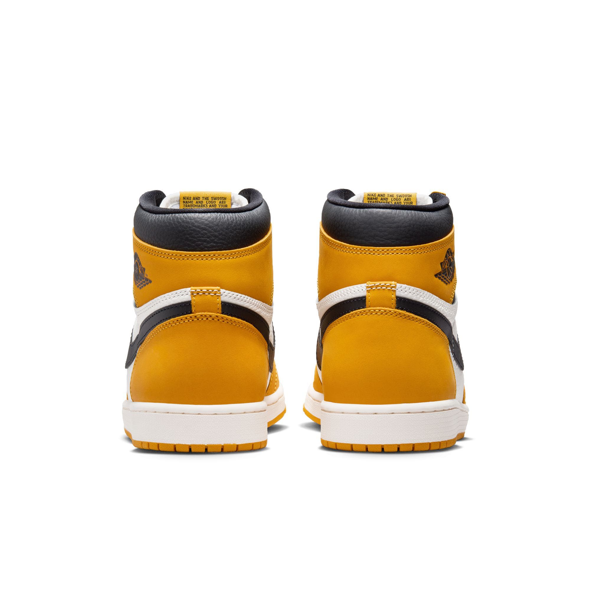 Air jordan retro yellow sales black
