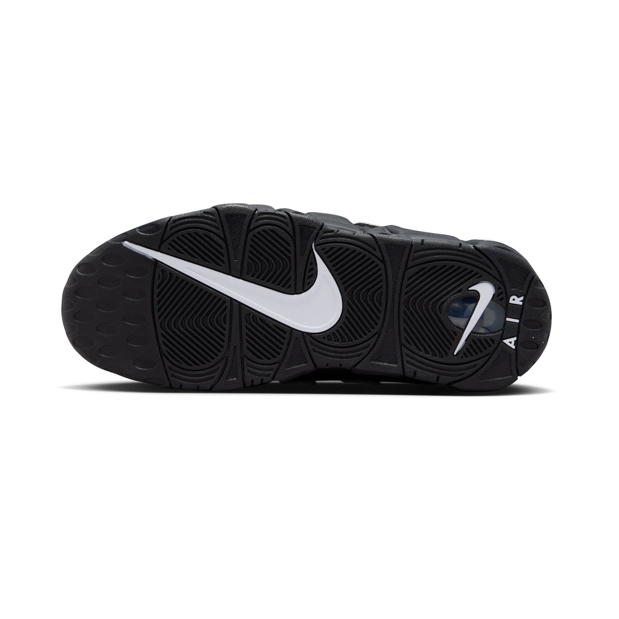 Nike air uptempo black and white hot sale