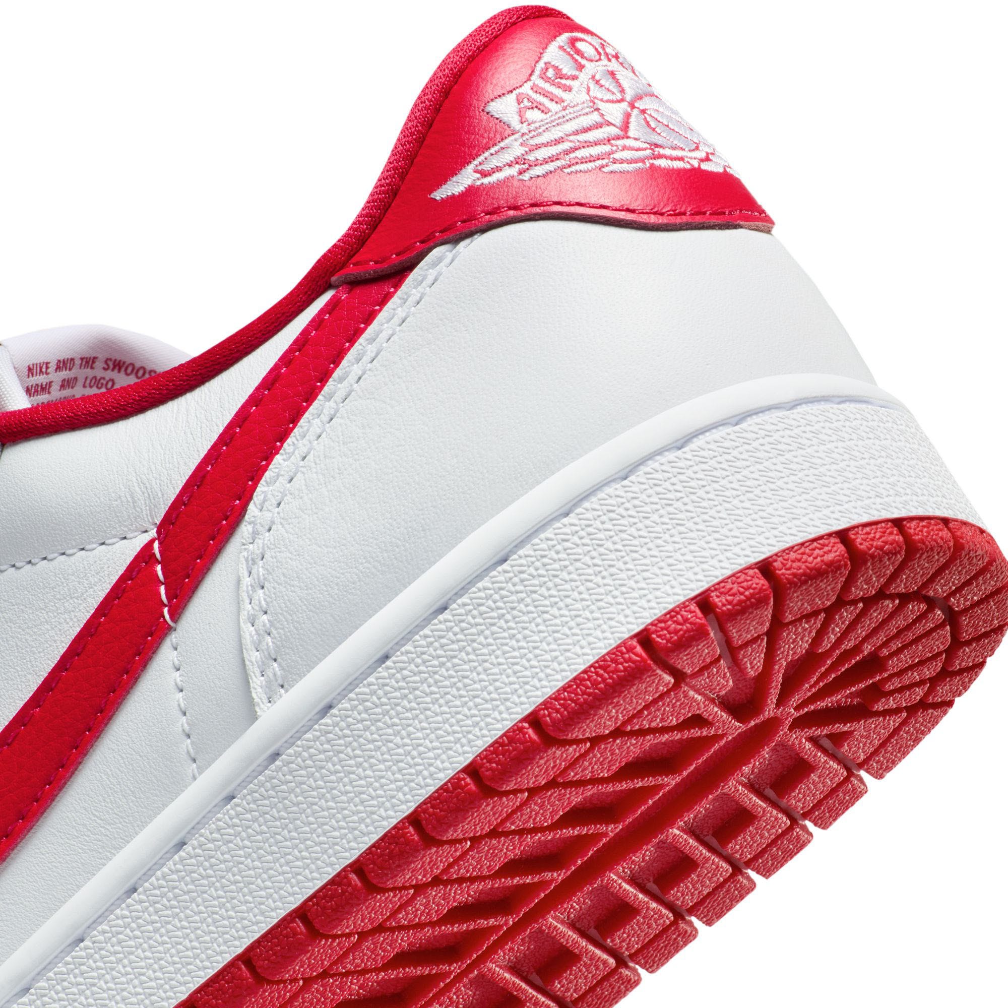 Air Jordan 1 Low OG White University Red
