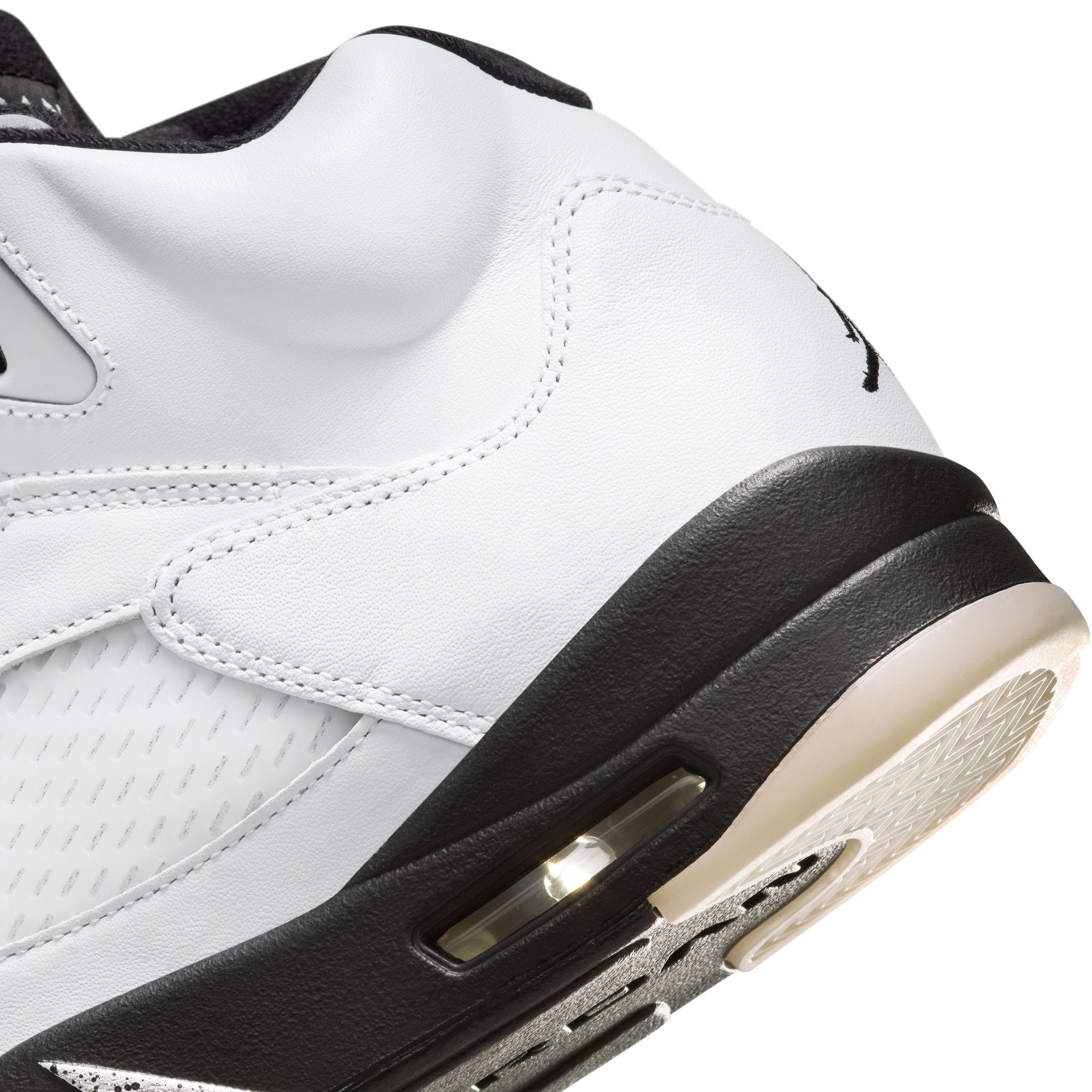 Air Jordan 5 Retro White Black Sail