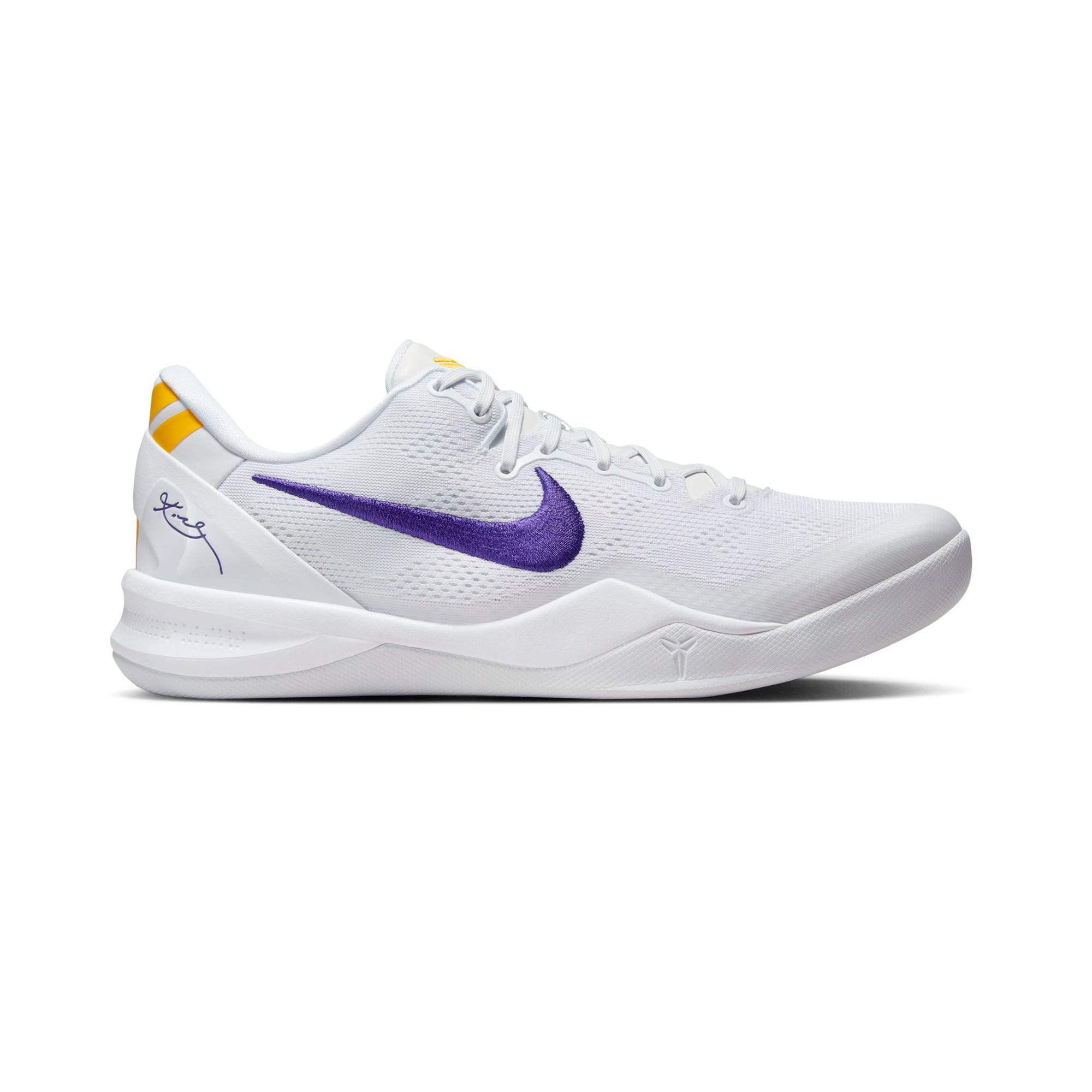 Kobe VIII Proto White CourtPurple