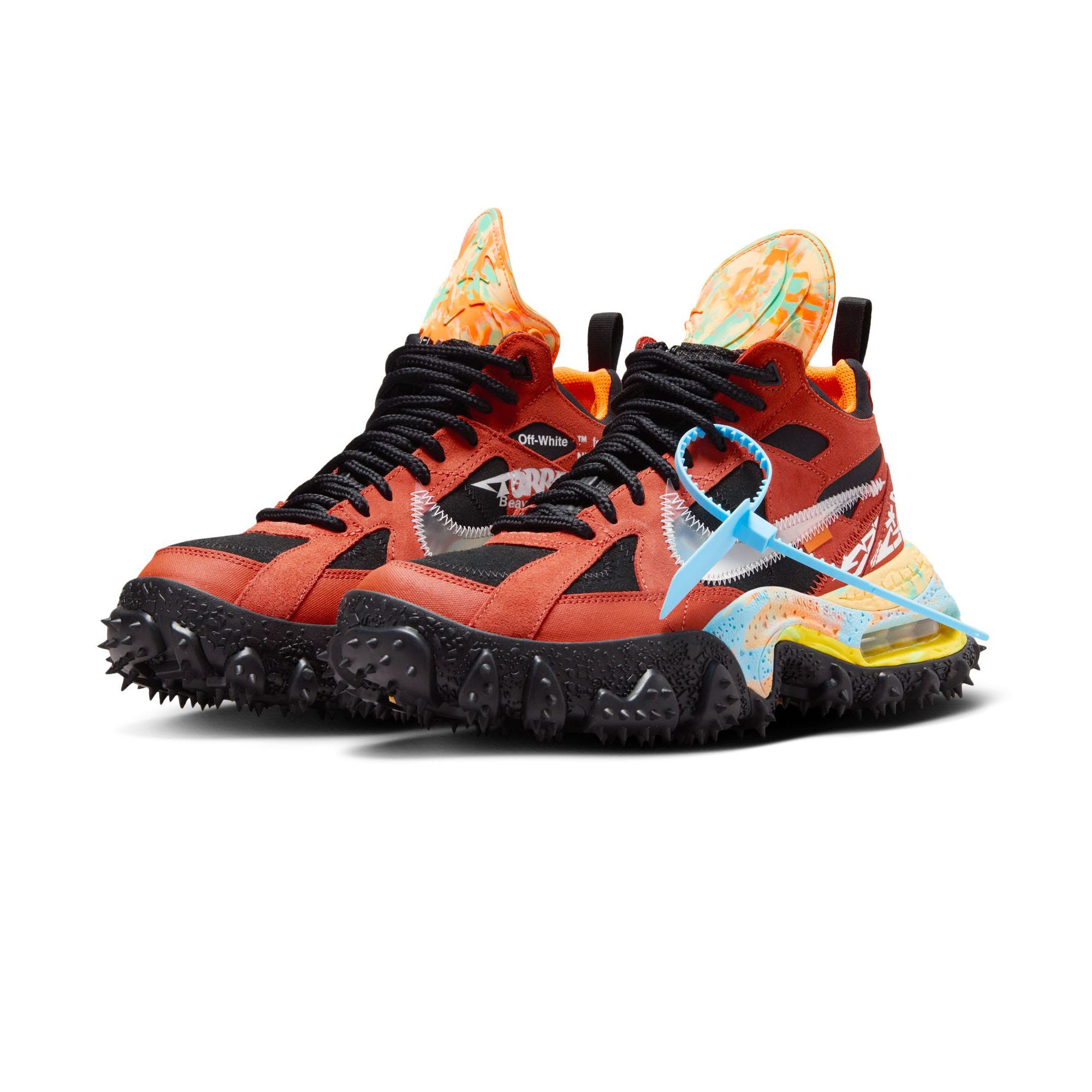 Nike x off white orange top