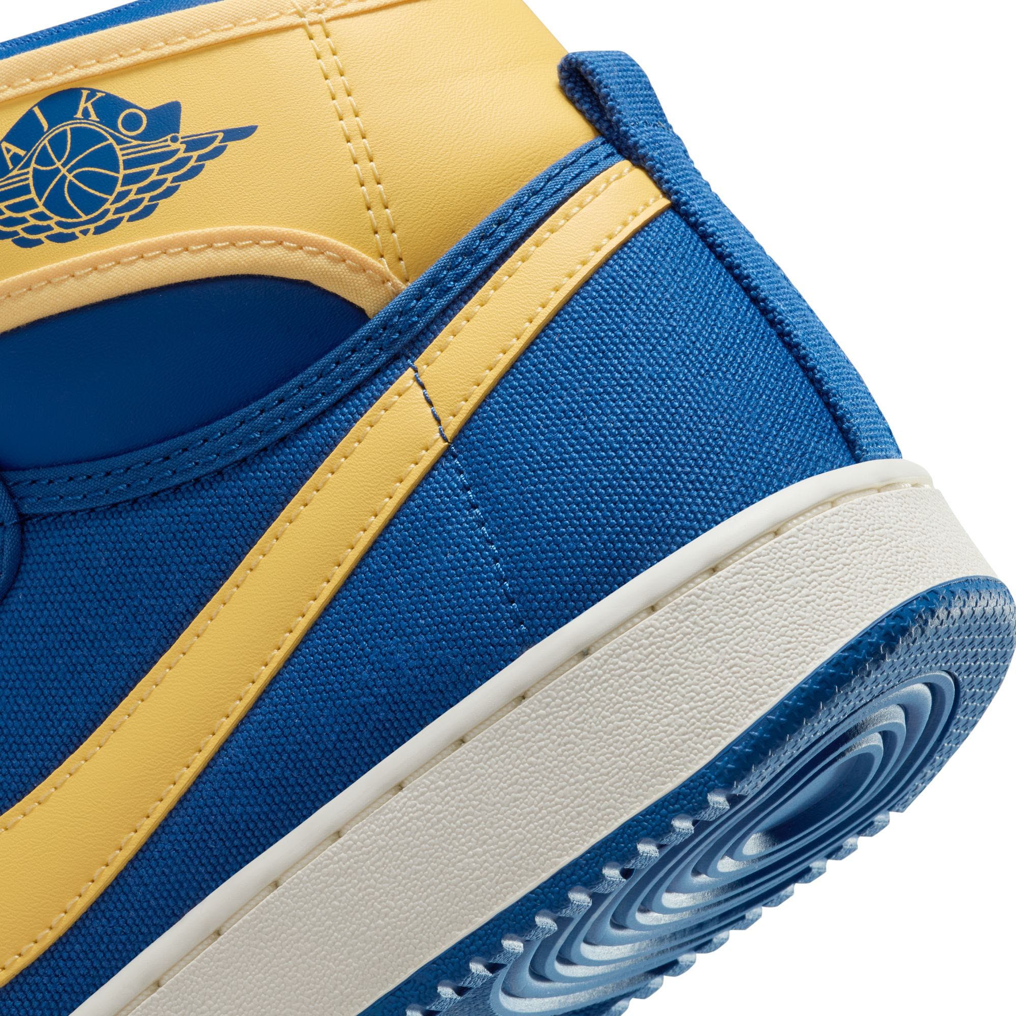 Jordan 1 gold and blue best sale