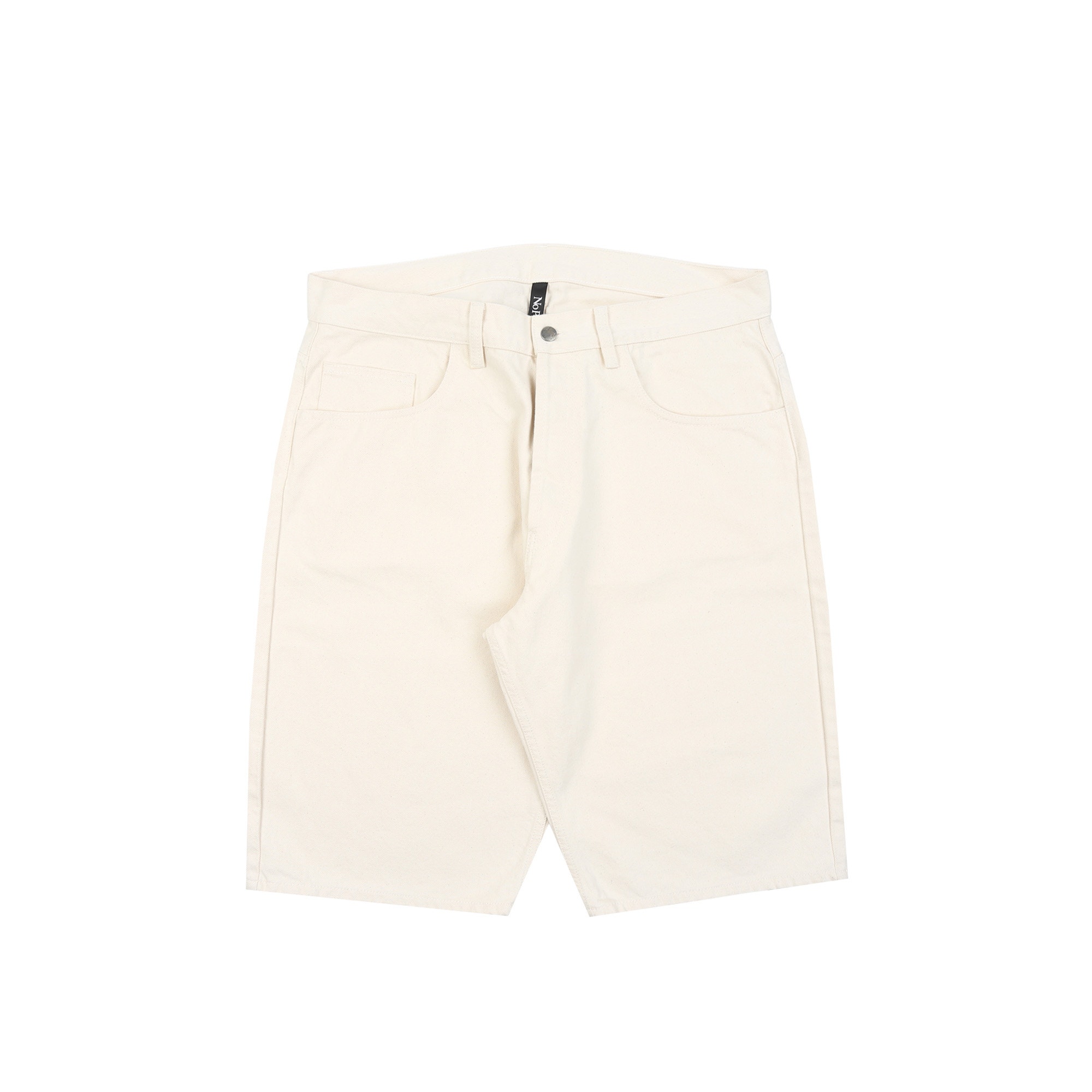 NP Denim Loose Fit Short - Ecru product photo