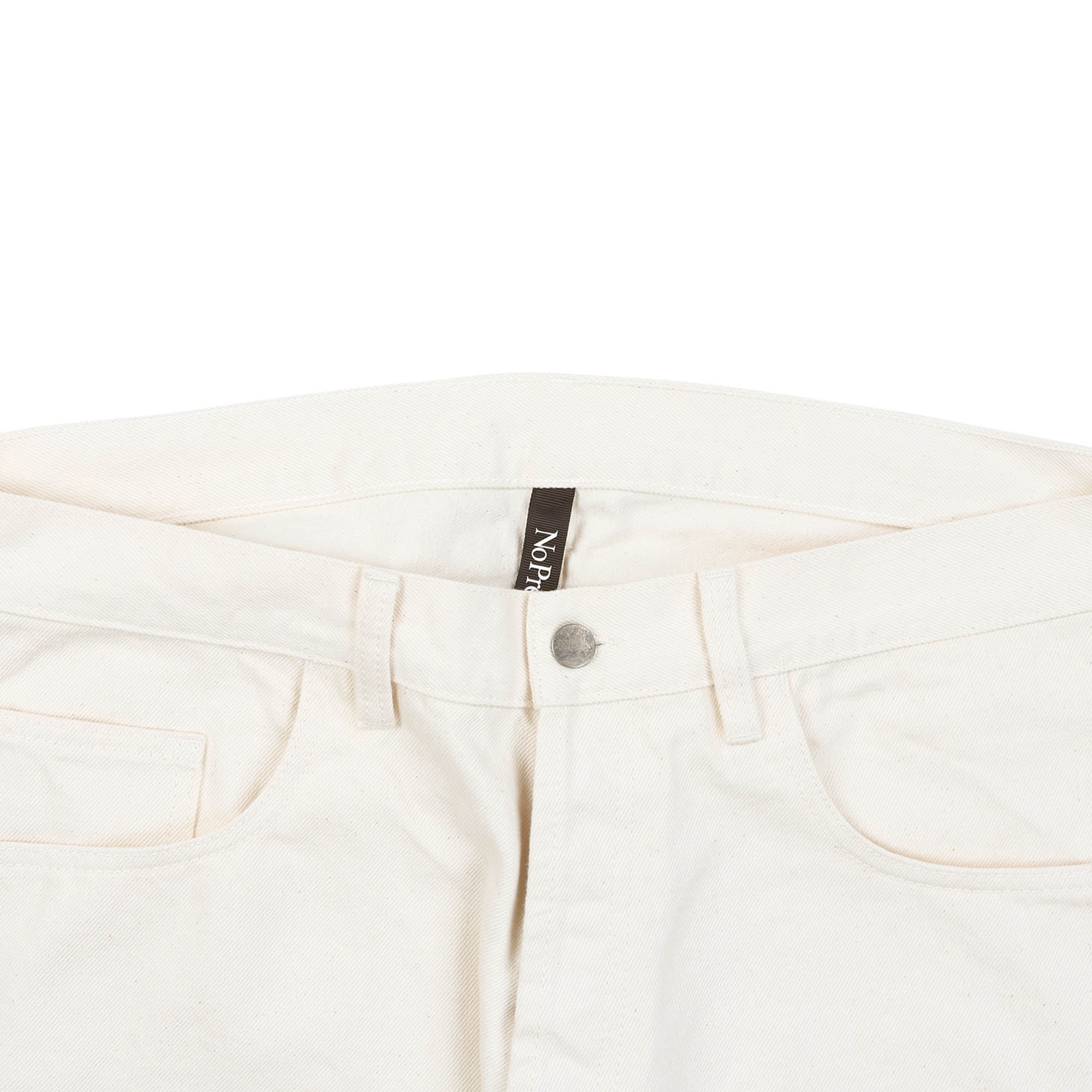 NP Denim Loose Fit Short - Ecru product photo
