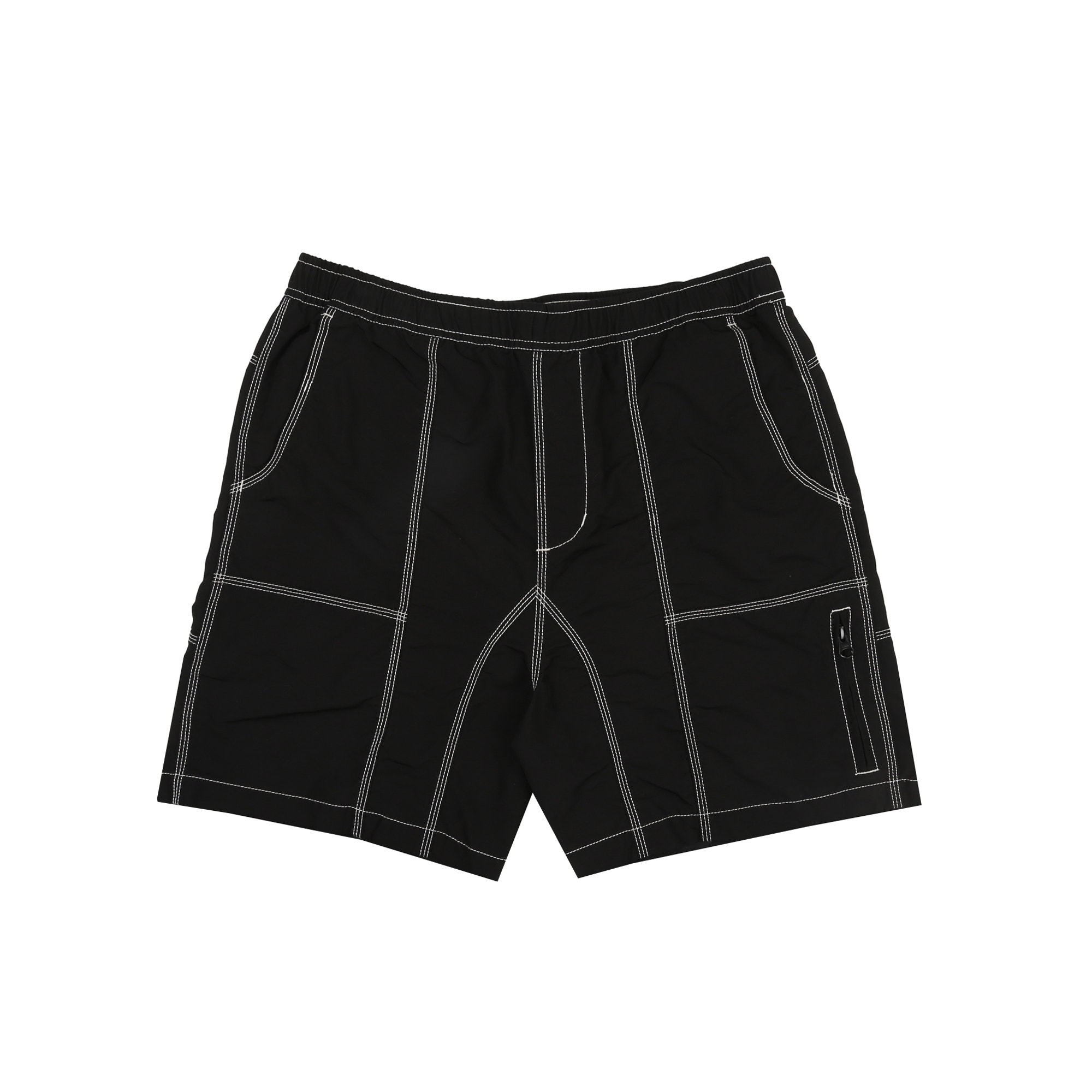 Triple Needle Bishop Short - Black product photo