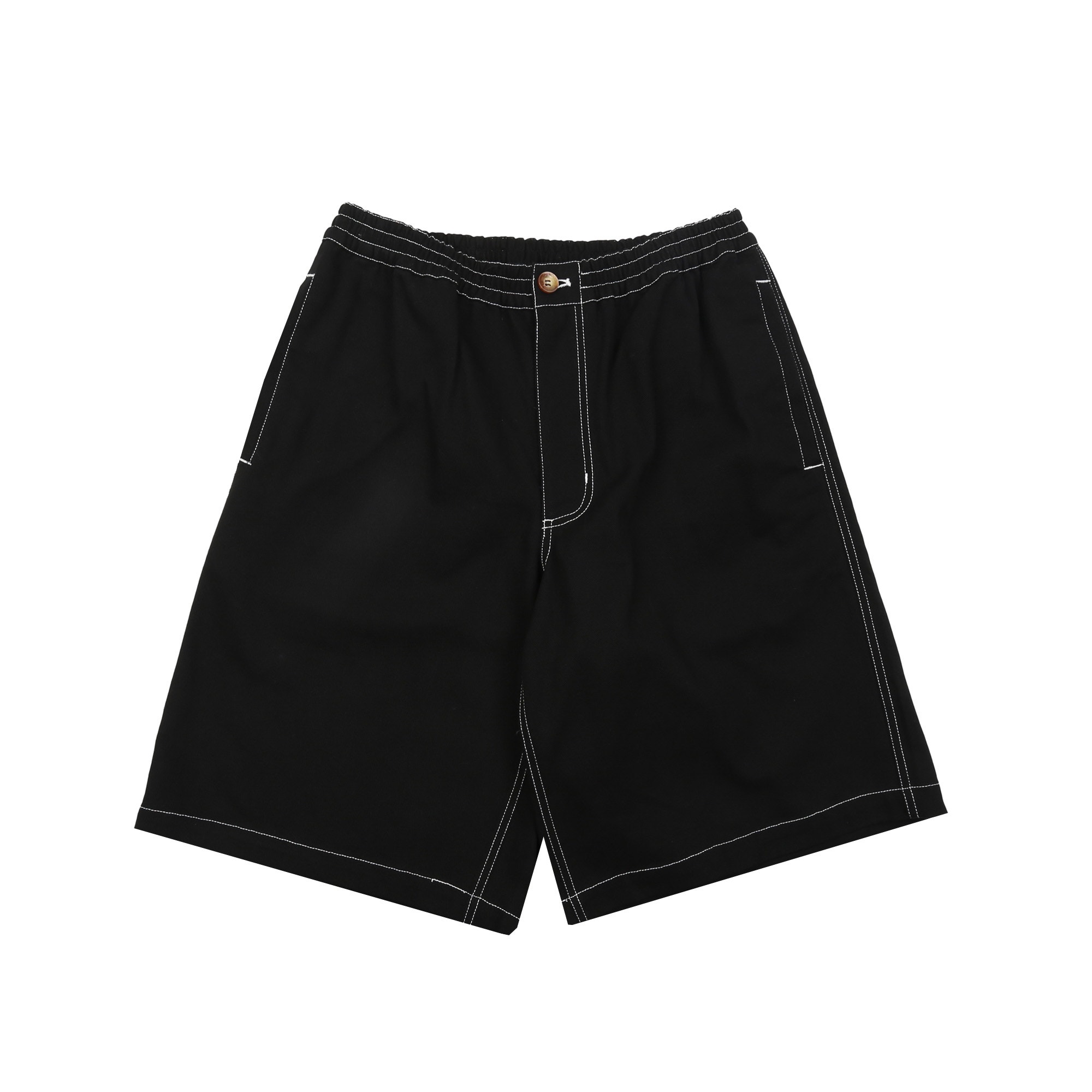 Contrast Stitch Short - Black product photo