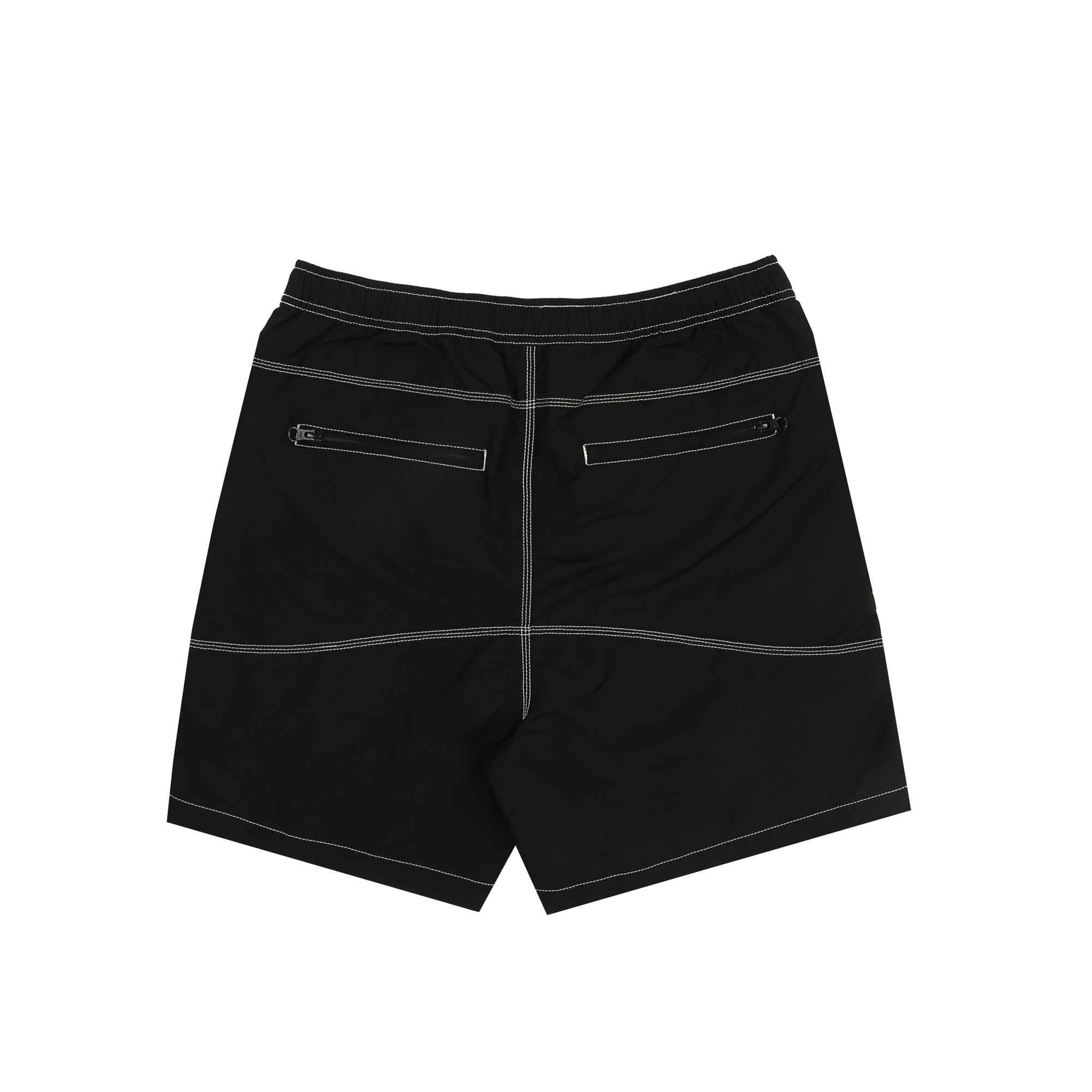 Triple Needle Bishop Short - Black product photo