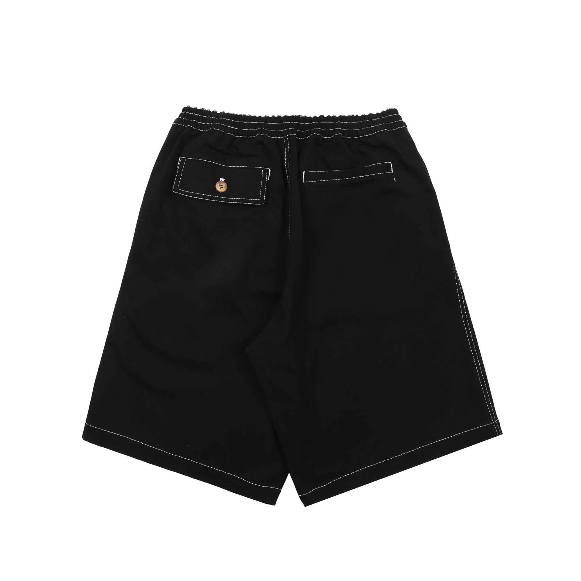 Contrast Stitch Short - Black product photo